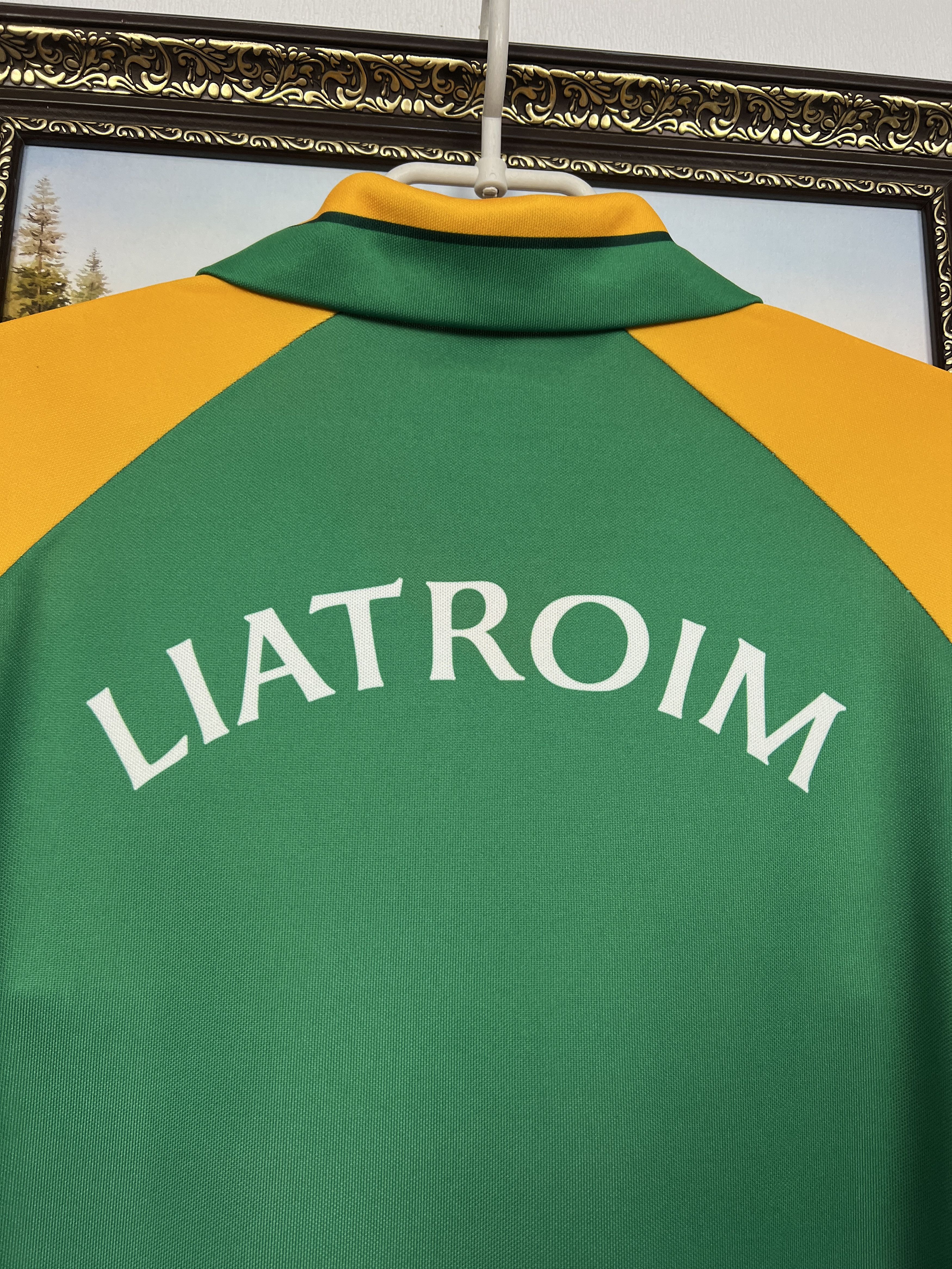 O'Neill Vintage 2000's Leitrim GAA Jersey Sport Shirt Trikot Size US L / EU 52-54 / 3 - 9 Thumbnail
