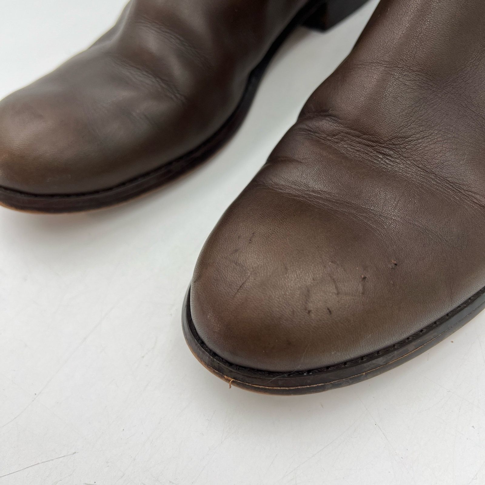 Michael Kors Michael Kors Arley Riding Boots Brown Knee High Leather Size US 8.5 / IT 38.5 - 4 Thumbnail