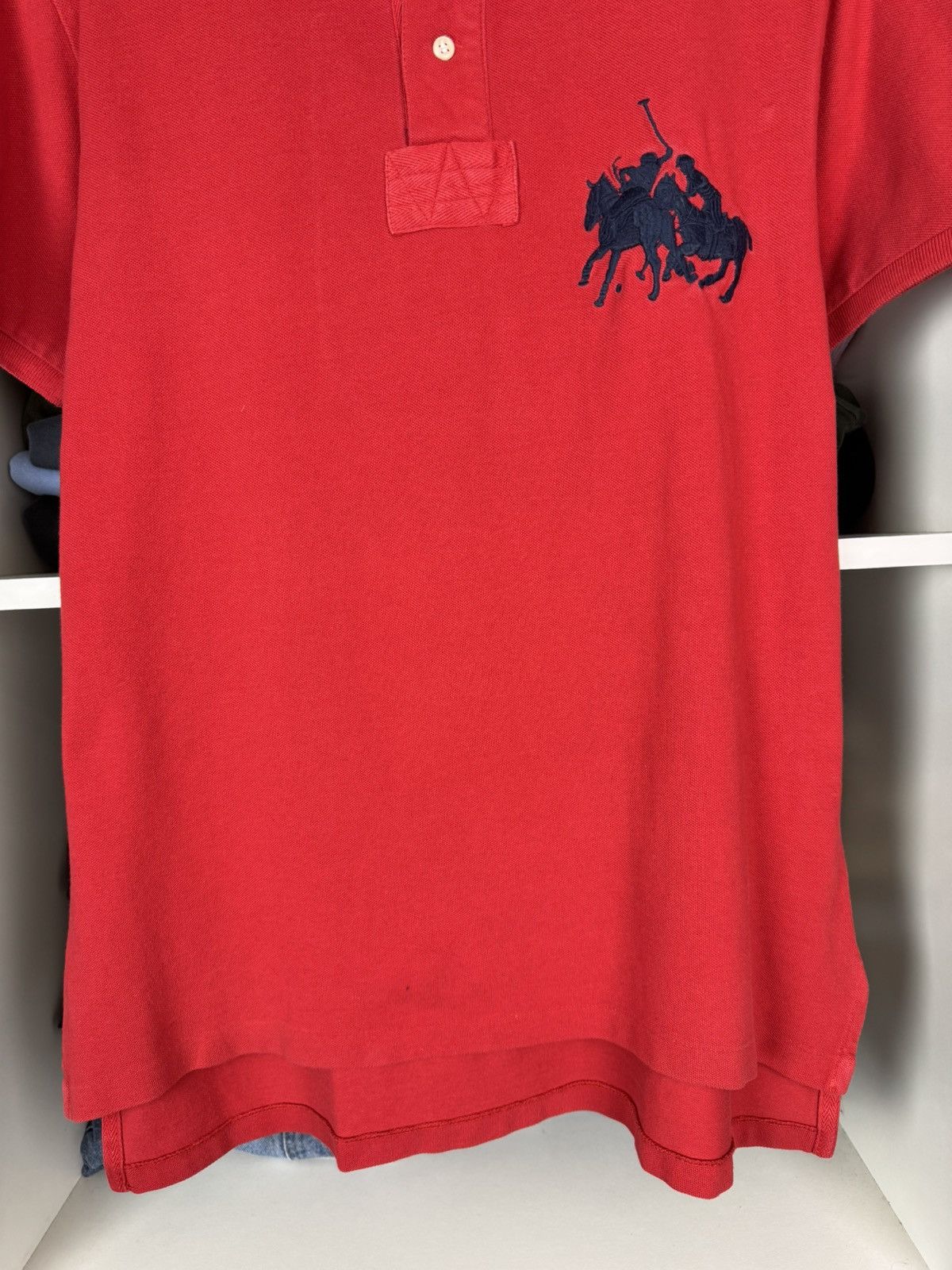Polo Ralph Lauren Vintage Polo Ralph Lauren Big Logo Polo T-shirt Size US M / EU 48-50 / 2 - 15 Thumbnail