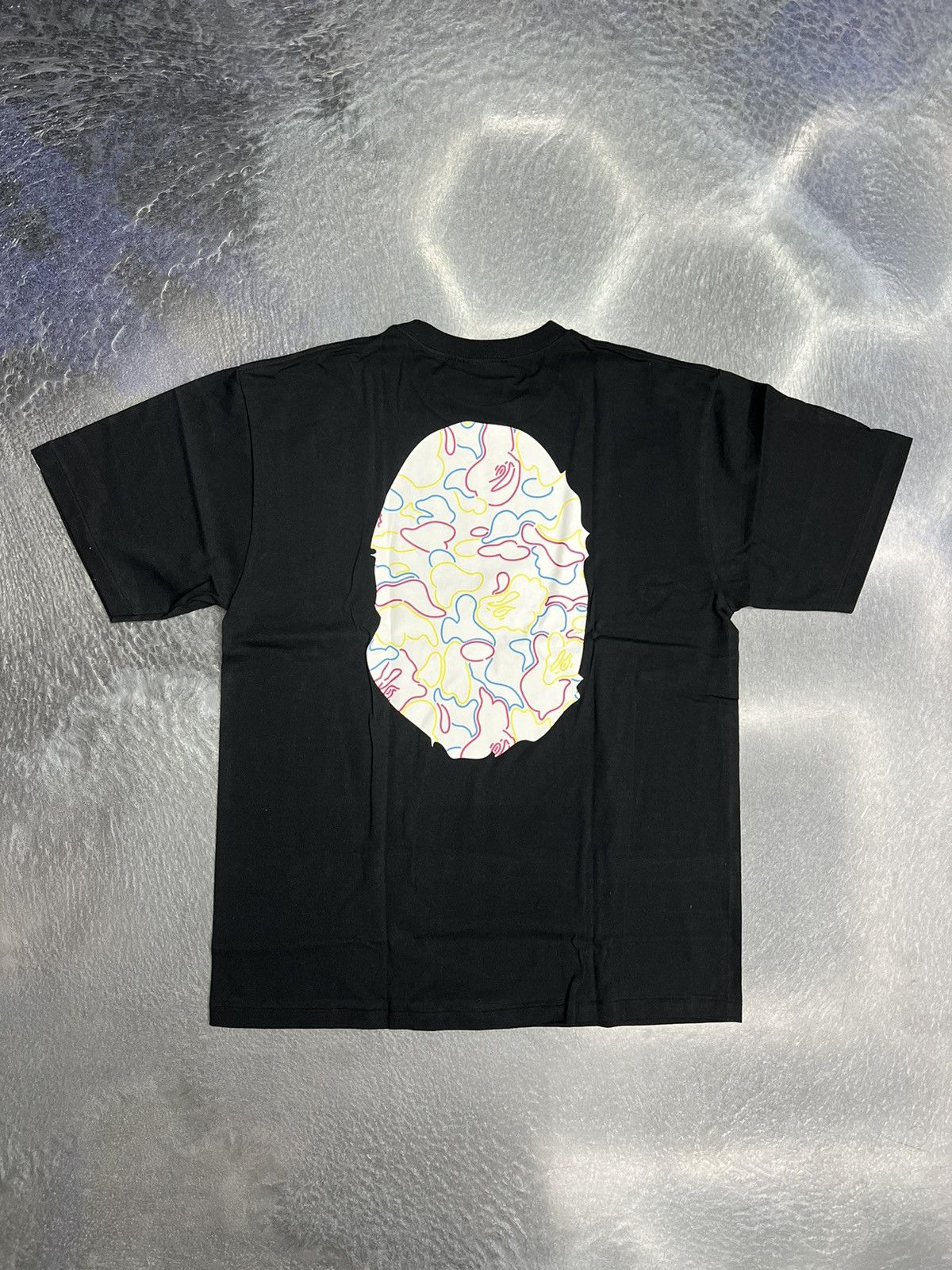 Bape Bape Neon Camo Big Ape Head T-Shirt Size US XL / EU 56 / 4 - 6 Thumbnail