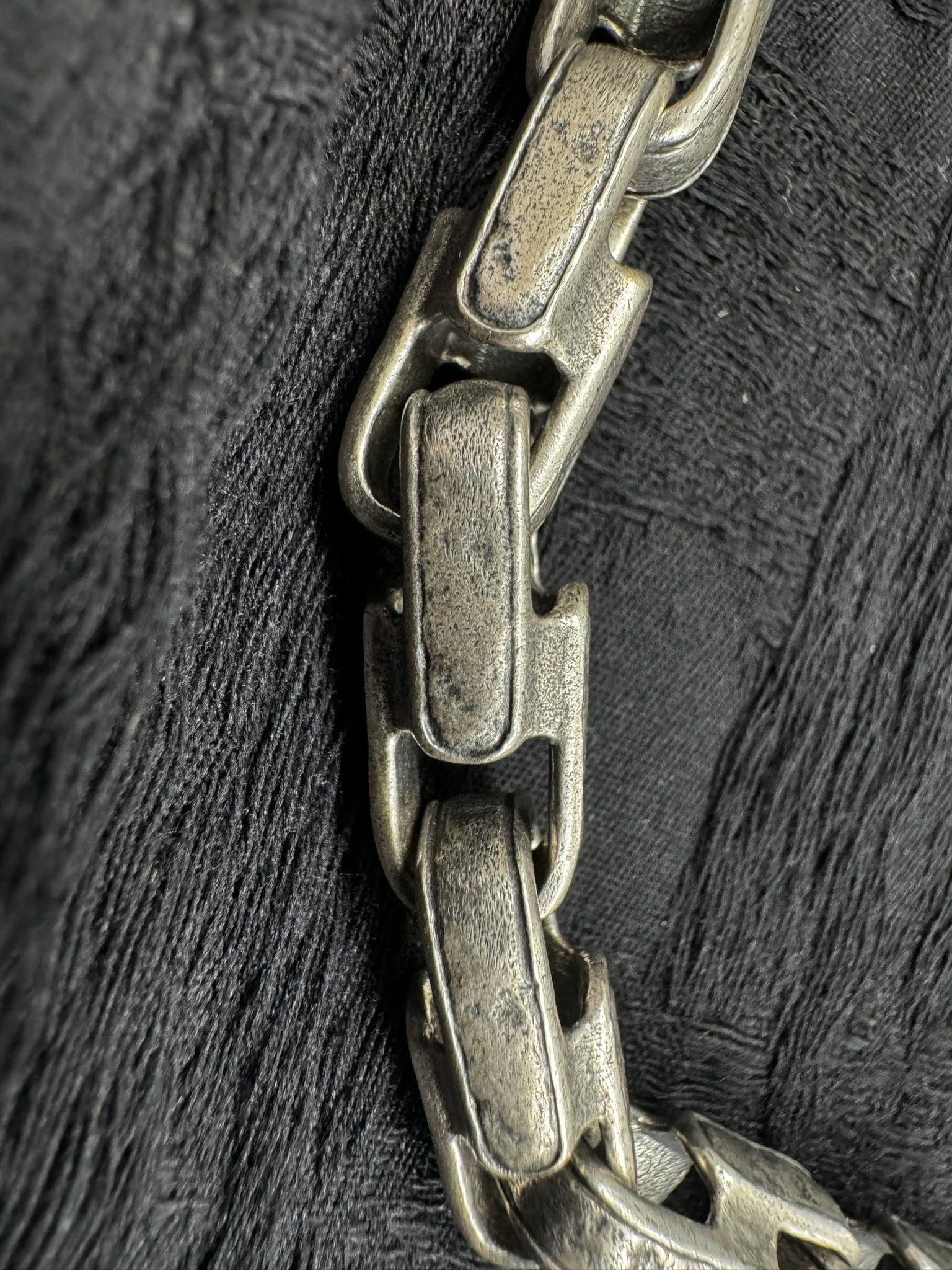 John Varvatos JOHN VARVATOS Distressed"Chain Necklace in .925 MSRP $1598 Size ONE SIZE - 2 Thumbnail