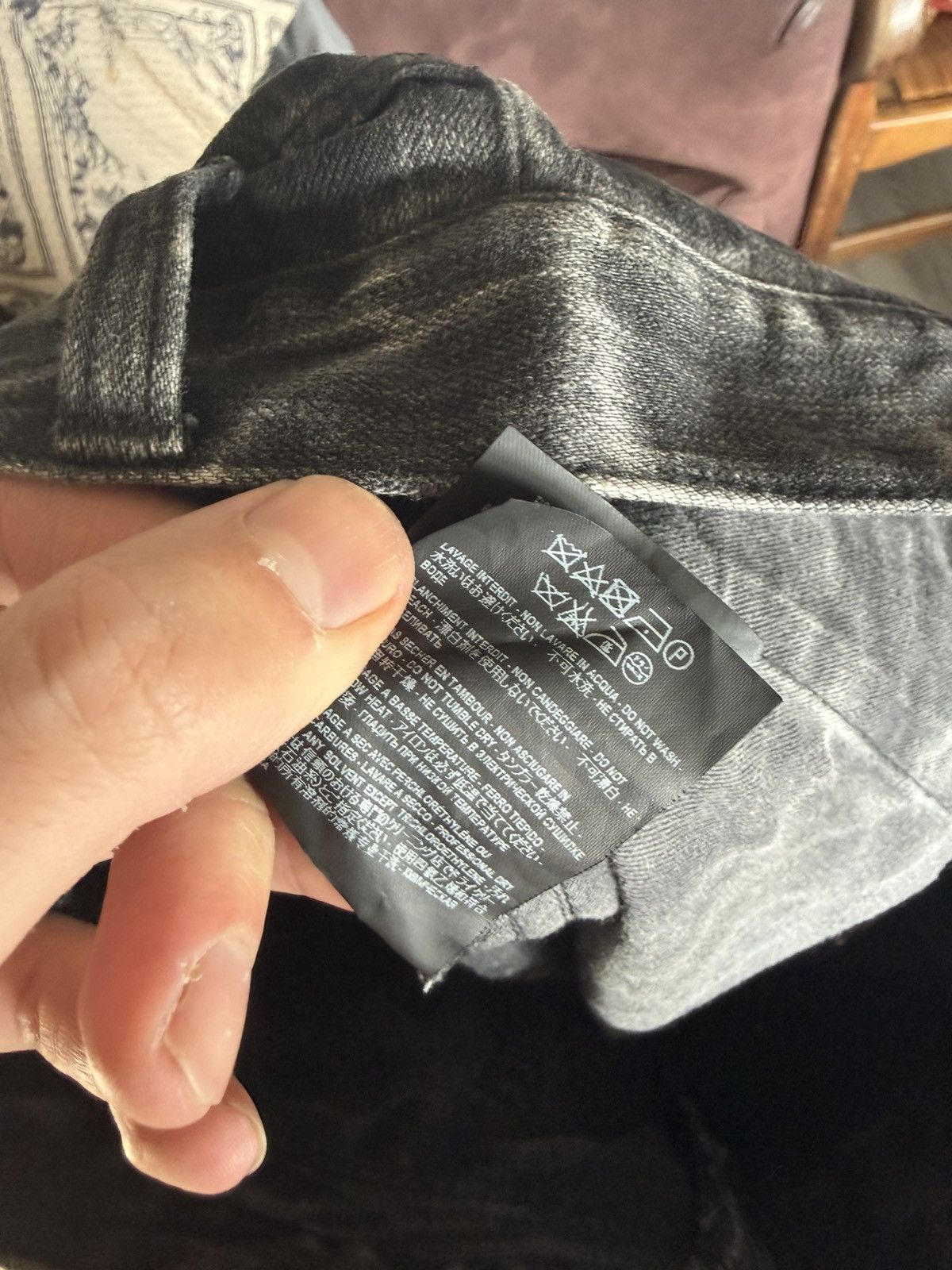 Saint Laurent Paris Black Denim Jeans with Bleached Finish Size US 32 / EU 48 - 14 Thumbnail