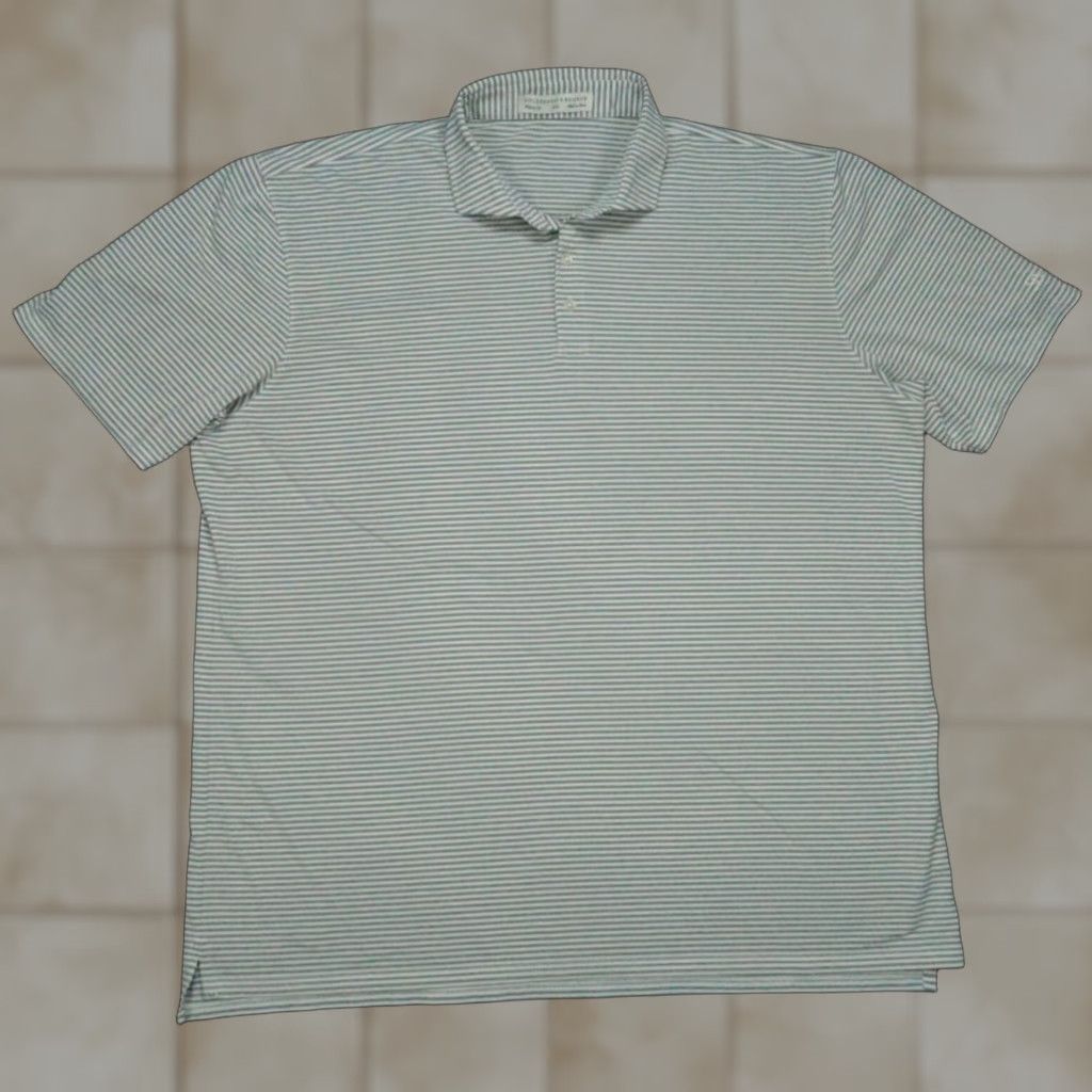 Vintage Holderness & Bourne Shirt Mens XXL Gray White Tailored Fit Maxwell Double Eagle Size US XXL / EU 58 / 5 - 1 Thumbnail