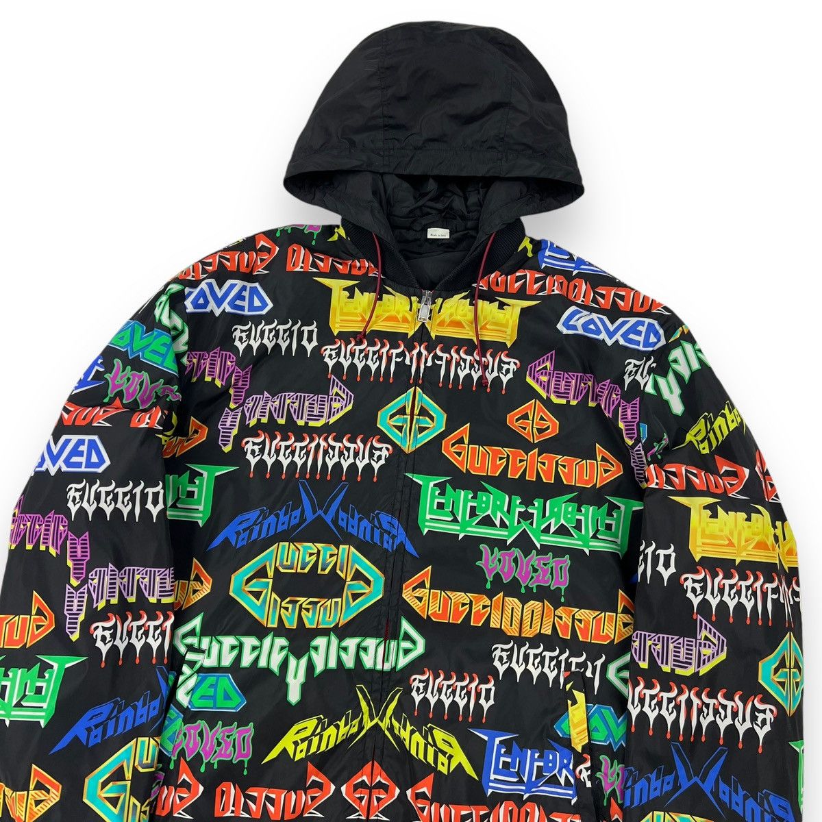 Gucci Gucci Metal Print Windbreaker Jacket Size US L / EU 52-54 / 3 - 1 Thumbnail