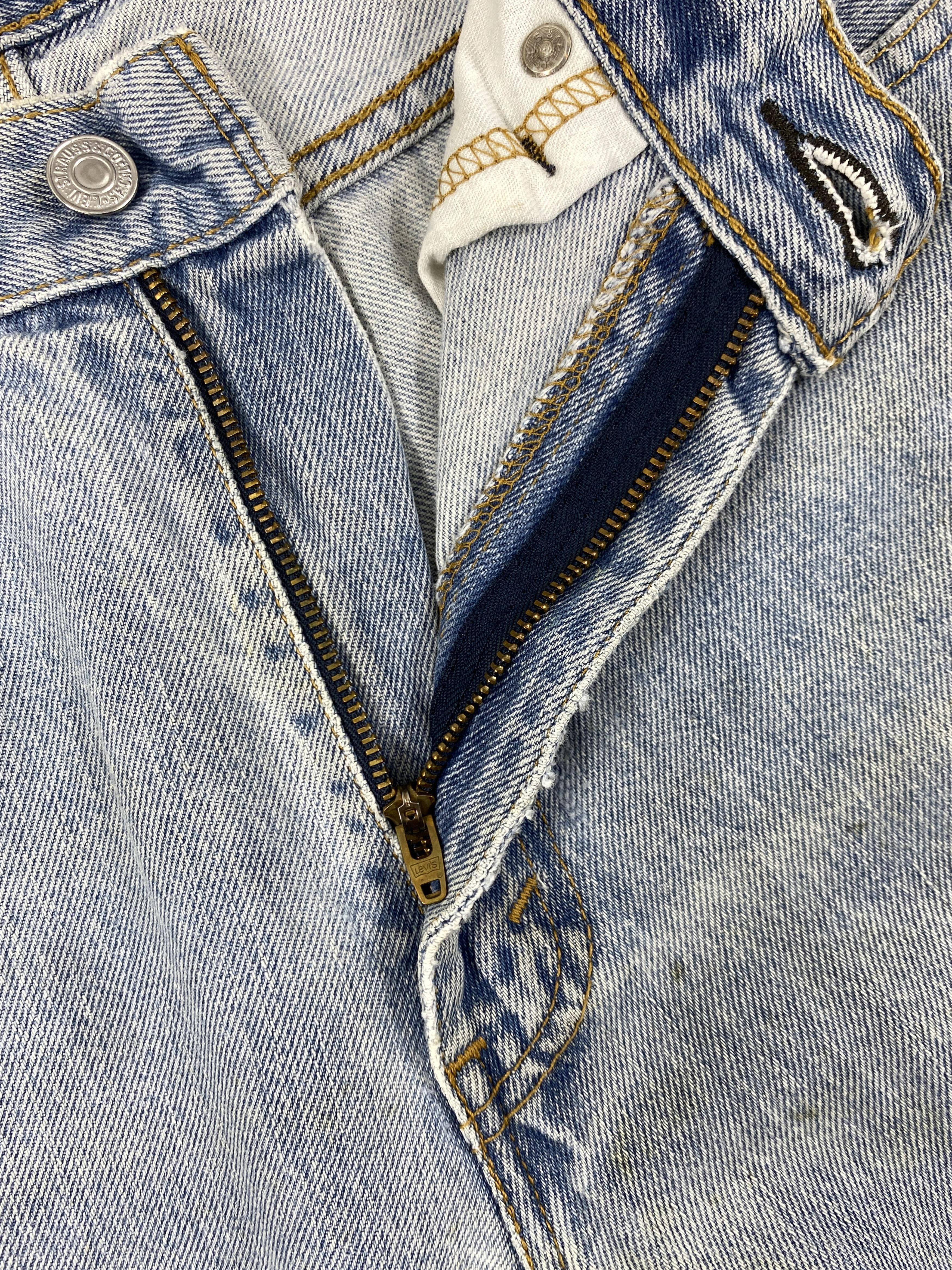 Levi's Light Blue Wash Vintage Levi's 505 34x30 Denim -JN1757 Size US 34 / EU 50 - 6 Thumbnail