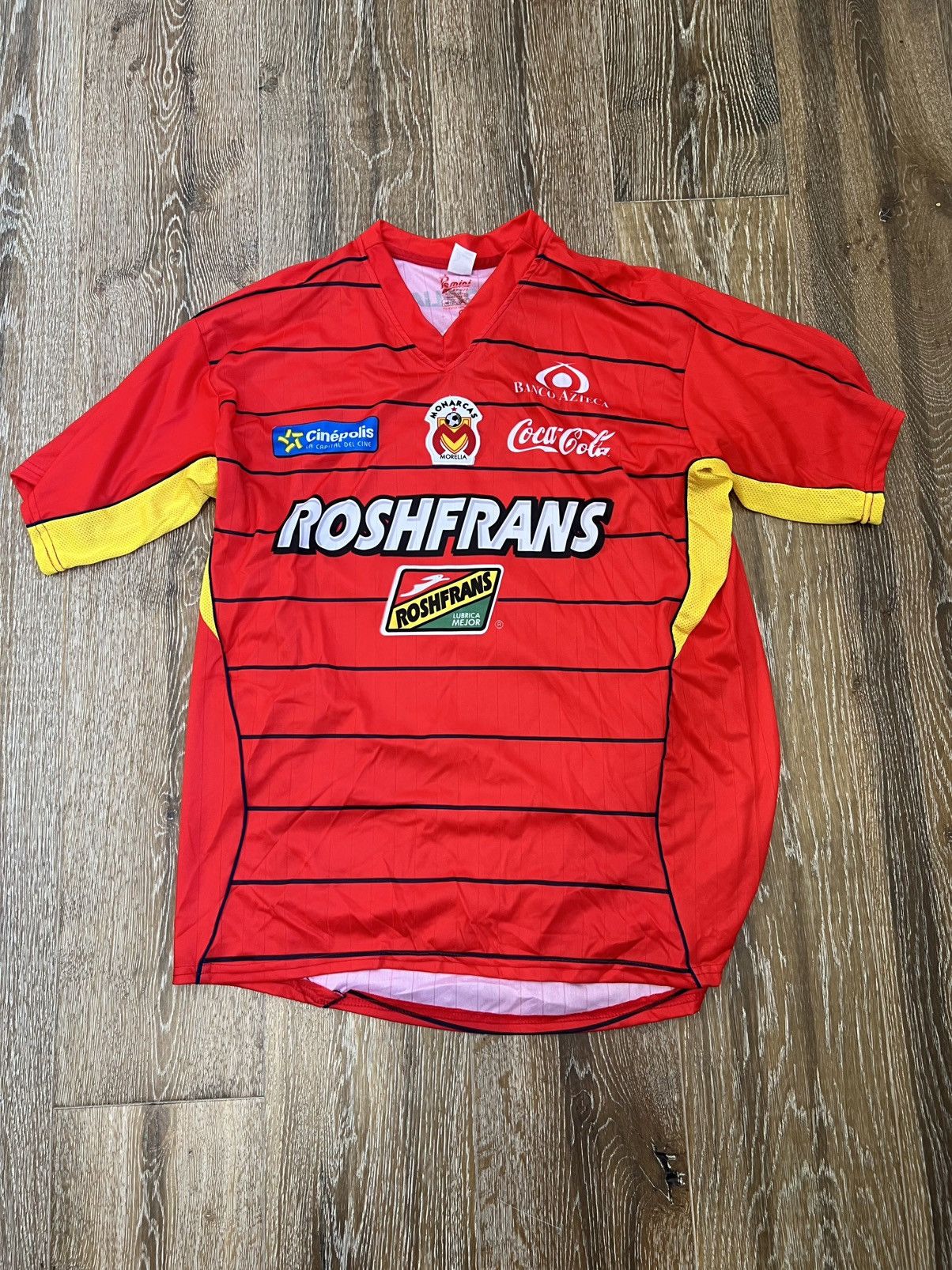 Vintage Atletica Monarcas Morelia Soccer Football jersey Size US XL / EU 56 / 4 - 1 Thumbnail