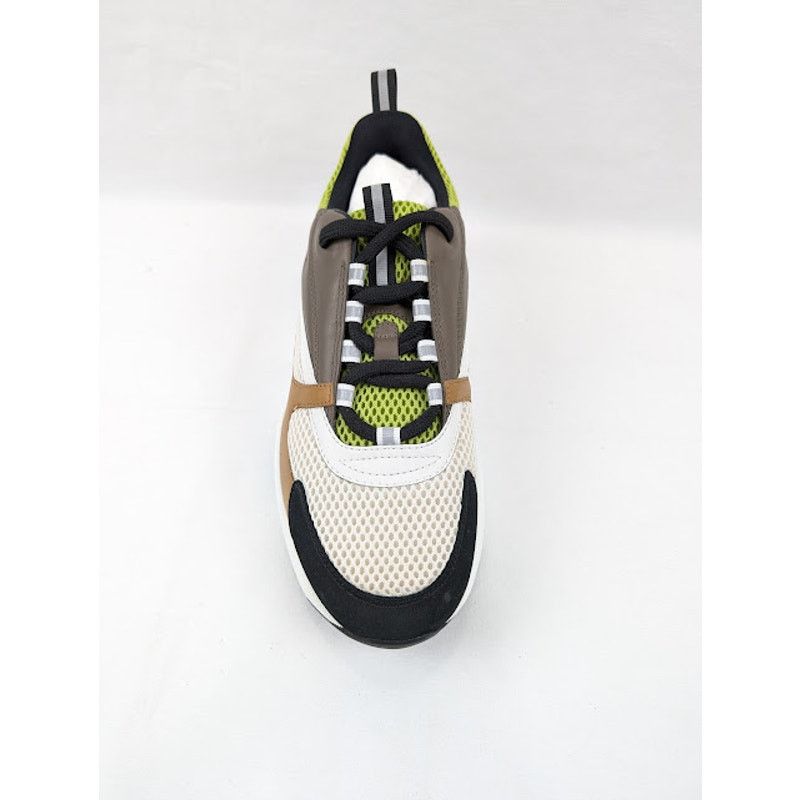 Dior o1rshd1 B22 Calf Mesh Sneakers in Brown/Kaki Size US 9 / EU 42 - 6 Thumbnail
