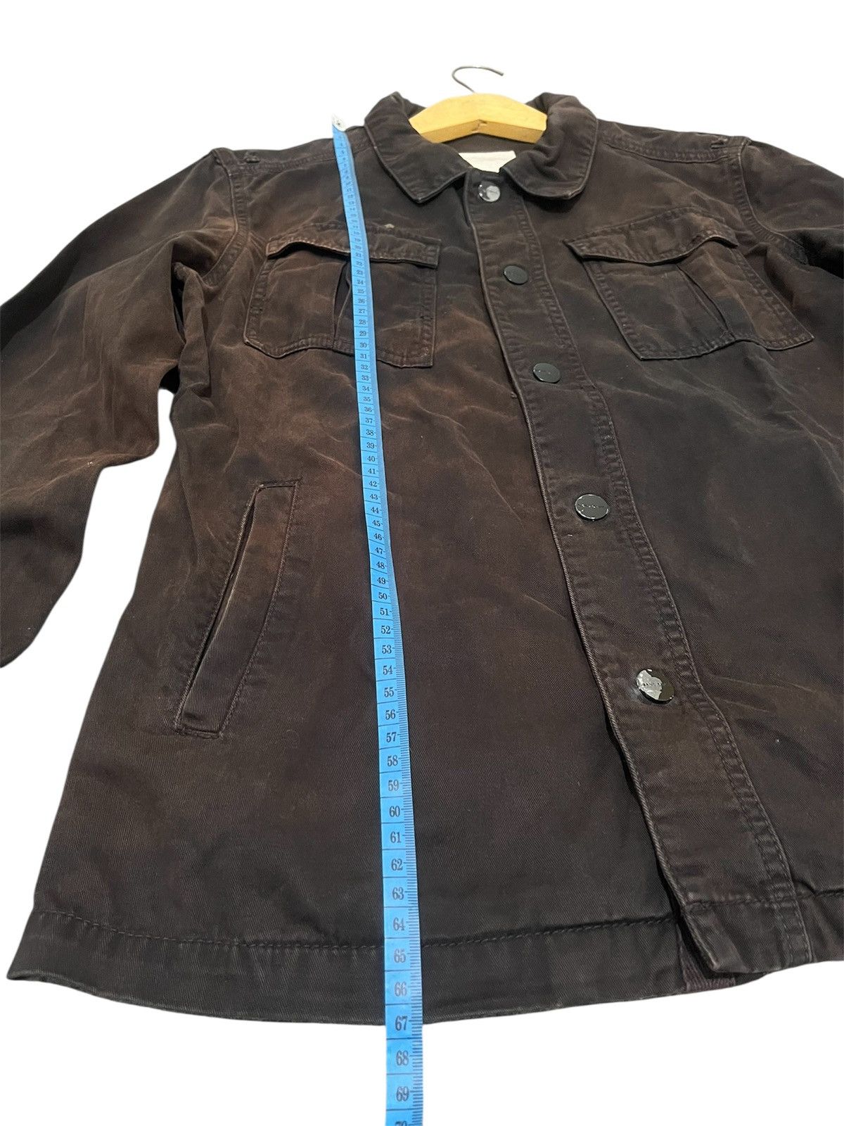 Japanese Brand Vintage BangBang Apparel Military Field Jacket Brown Size US L / EU 52-54 / 3 - 7 Thumbnail