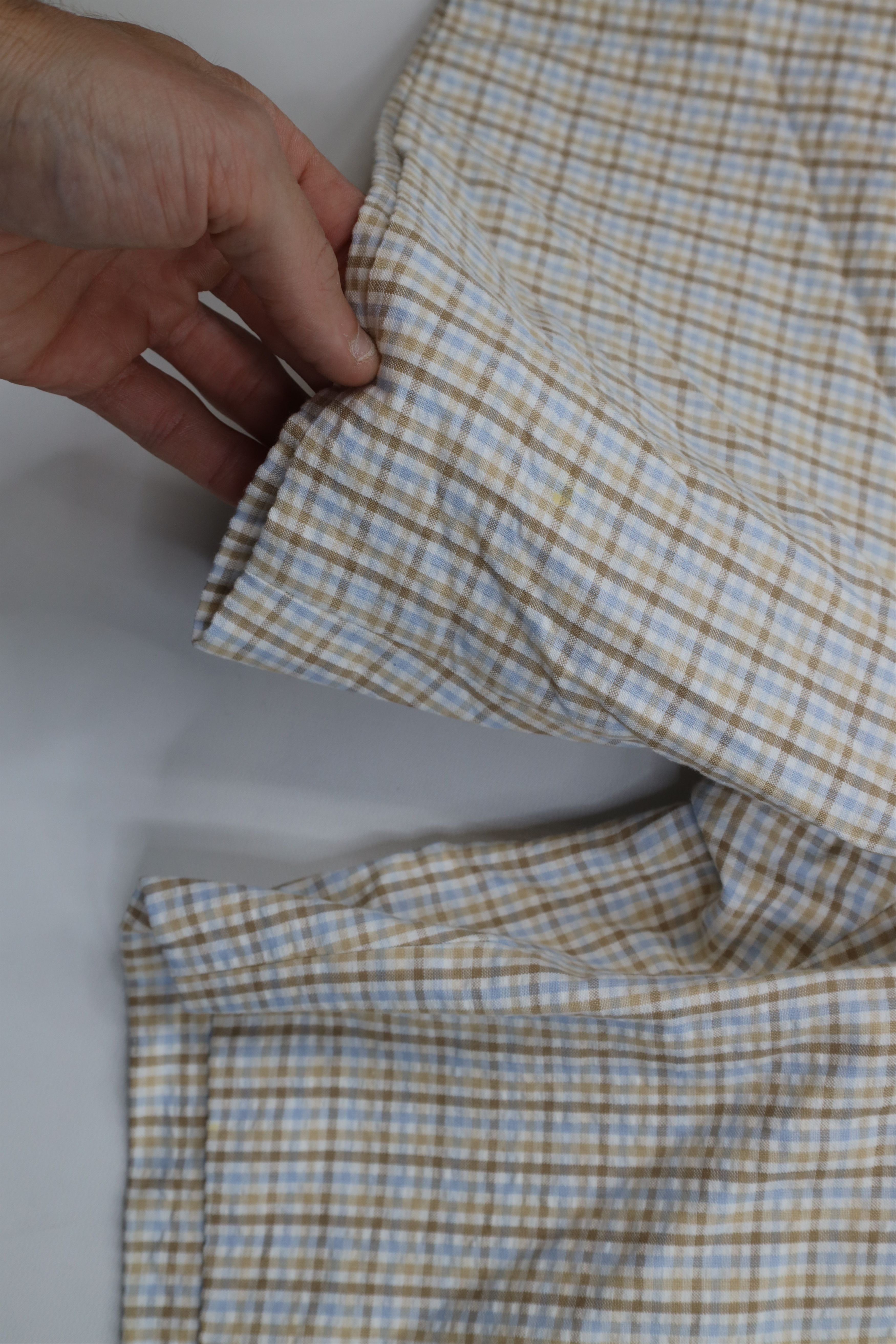 Vintage Vintage 90s Streetwear Sucker Above Knee Chino Shorts Plaid Size US 36 / EU 52 - 5 Thumbnail