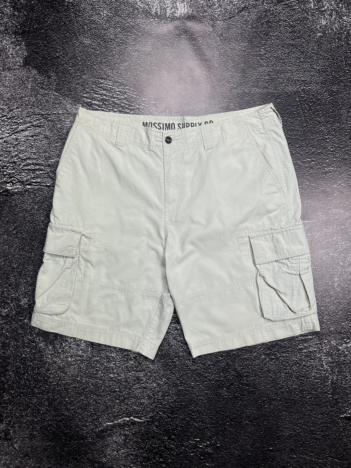 Mossimo Beige Cargo Shorts Vintage Mossimo Supply Co Size US 38 / EU 54 - 1 Thumbnail