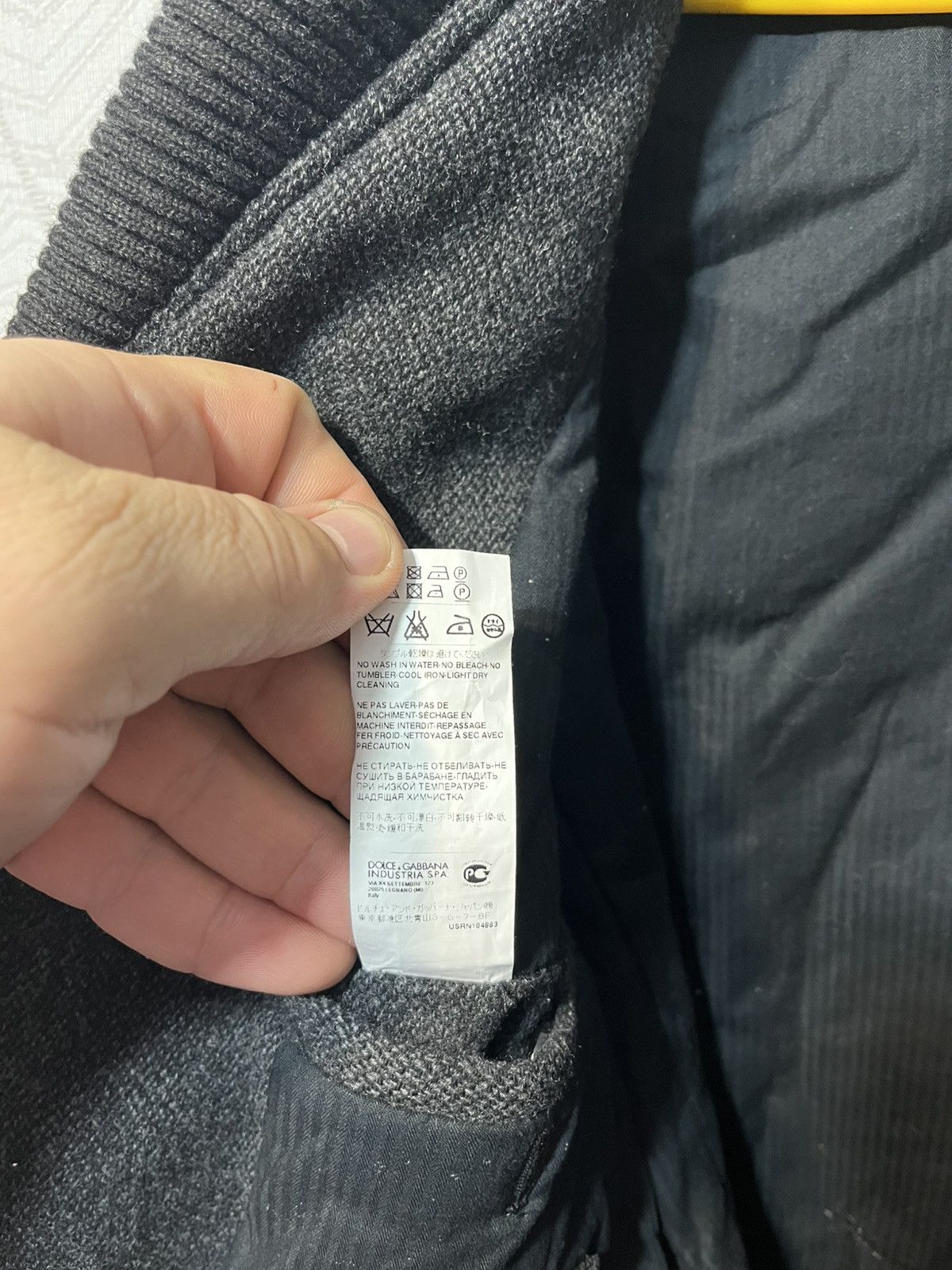 Dolce & Gabbana Dolce&Gabbana Vintage Men’s Wool Gray Double-Breasted Coat Size US L / EU 52-54 / 3 - 17 Thumbnail