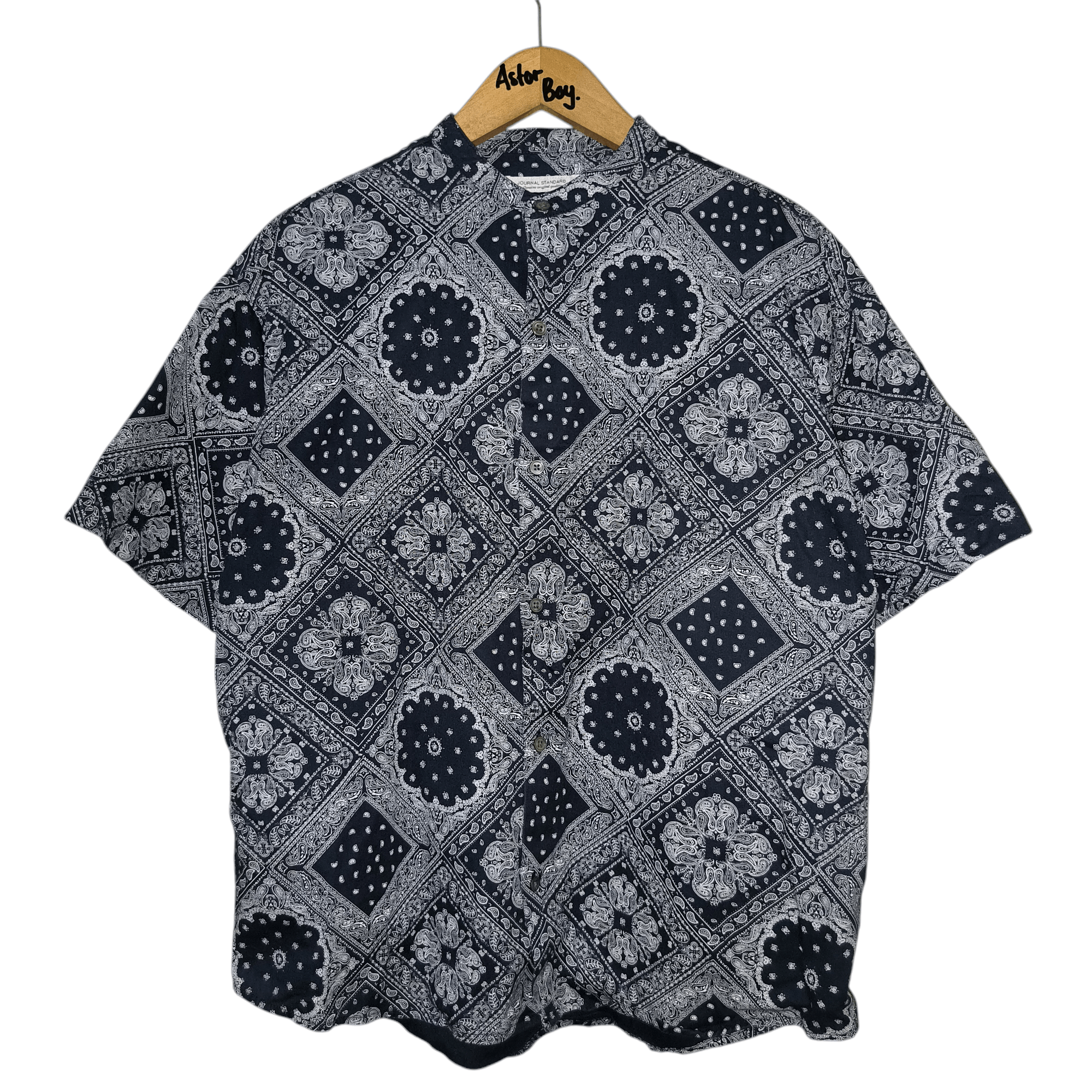 Japanese Brand × Journal Standard Journal Standart Paisley Bandana Colarless Shirt Size US S / EU 44-46 / 1 - 1 Thumbnail
