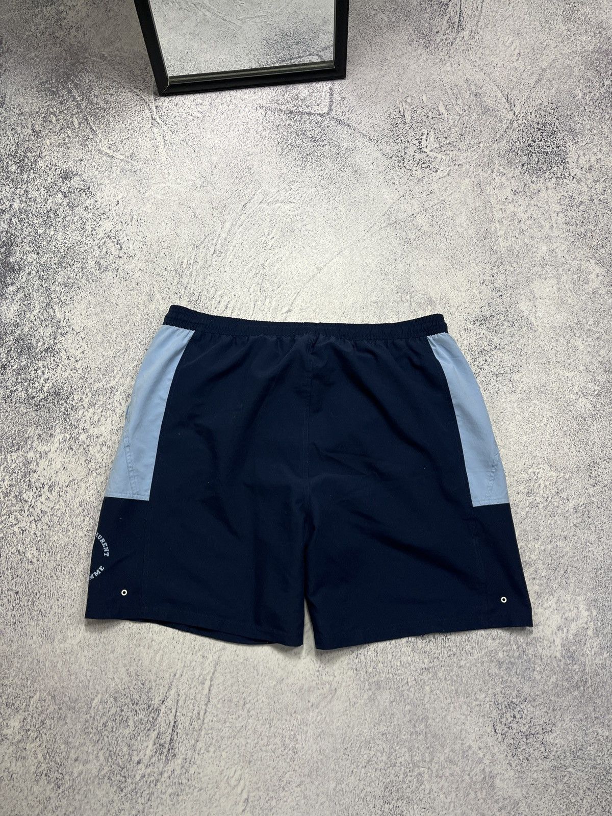 Saint Laurent Paris Vintage Y2K Yves Saint Lauren YSL Big Logo Summer Shorts Size US 42 / EU 58 - 8 Thumbnail