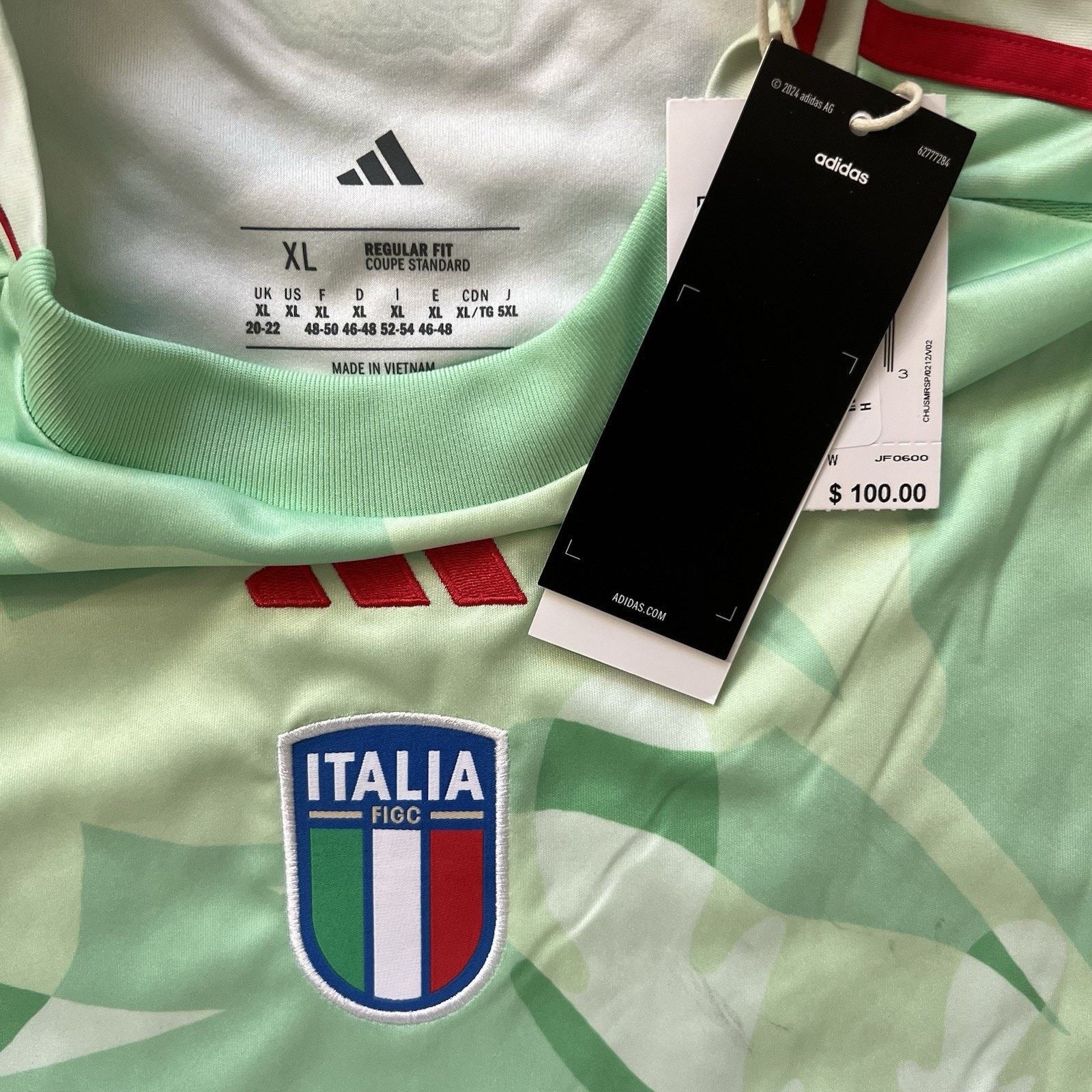 Adidas Adidas Italy National Team Women’s Soccer Jersey Size XL Size US XL / EU 56 / 4 - 7 Thumbnail