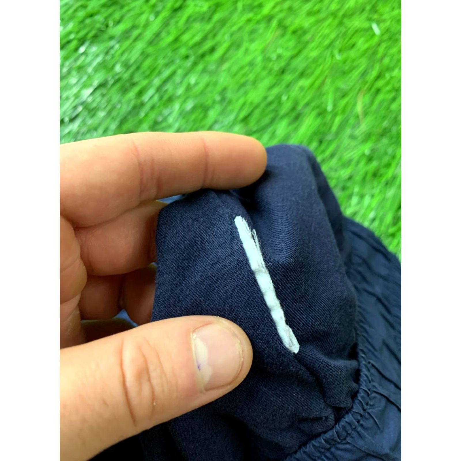Nike NIKE WOMEN TRAINING RUN RUNNING SHORTS M Medium Navy Blue Sl slash Pocket Polyester Women's Training Shorts 90s? Size 32" / US 10 / IT 46 - 5 Thumbnail