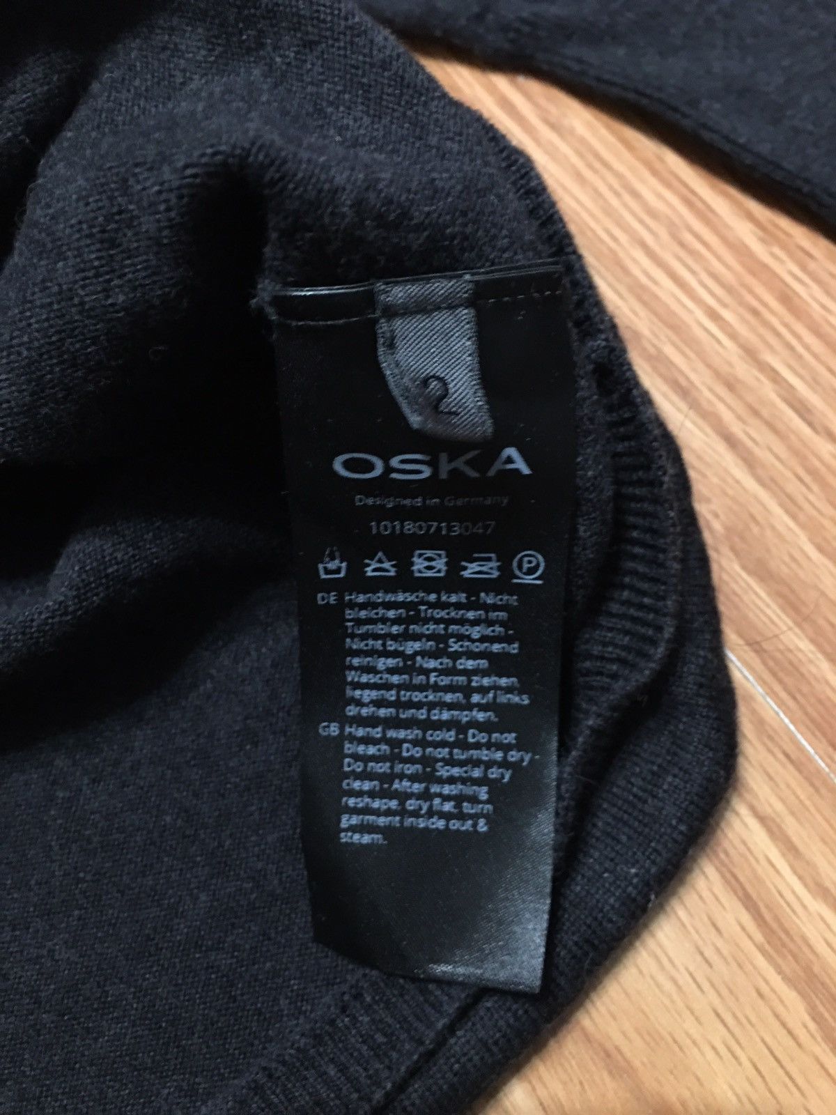 OSKA OSKA Grey Wool Jumper Sweater Size 2 (UK 12-14) Size M / US 6-8 / IT 42-44 - 11 Thumbnail