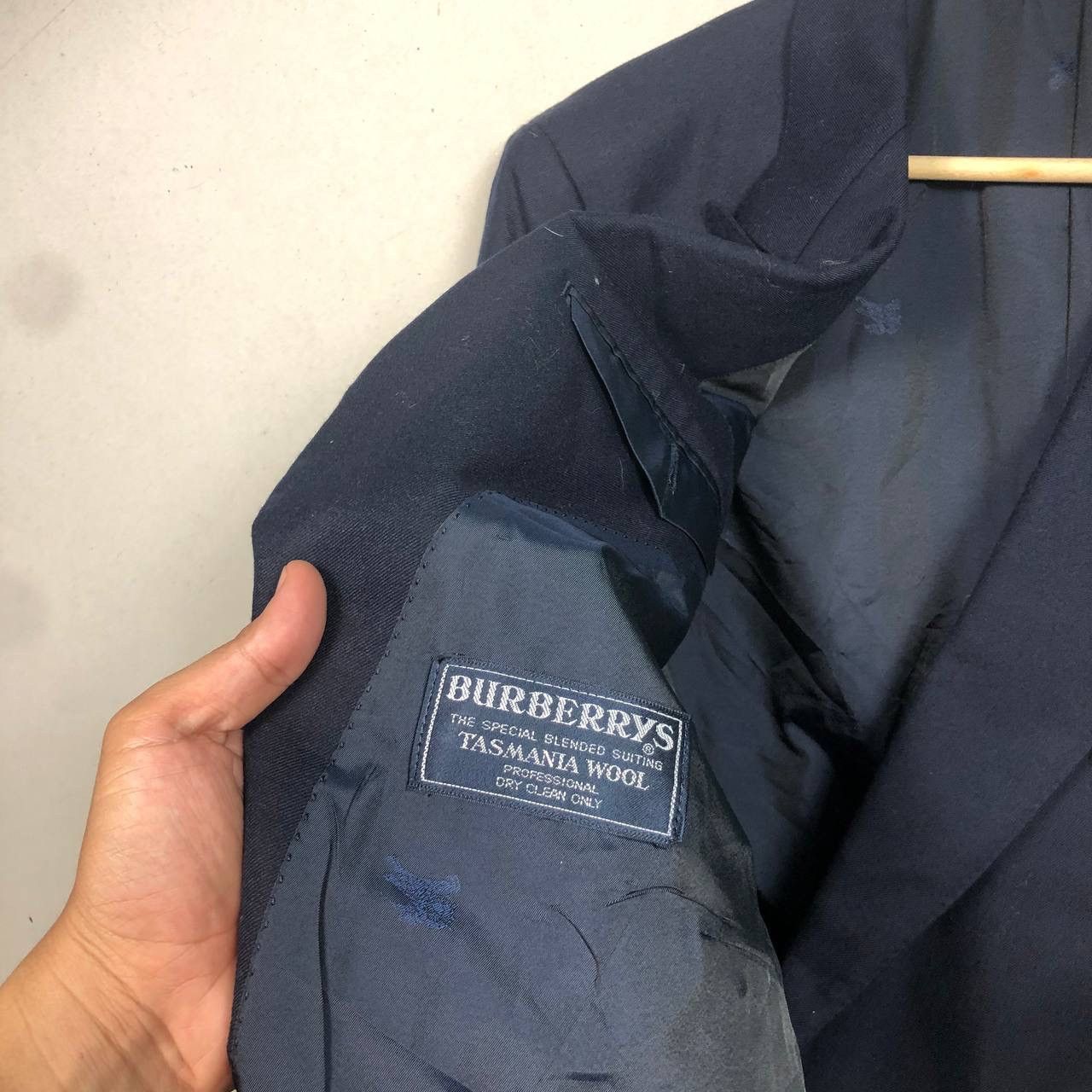 Burberry Luxury Burberry Navy Blue Coat Jacket Tuxedo Blazer Suits Size US M / EU 48-50 / 2 - 9 Thumbnail