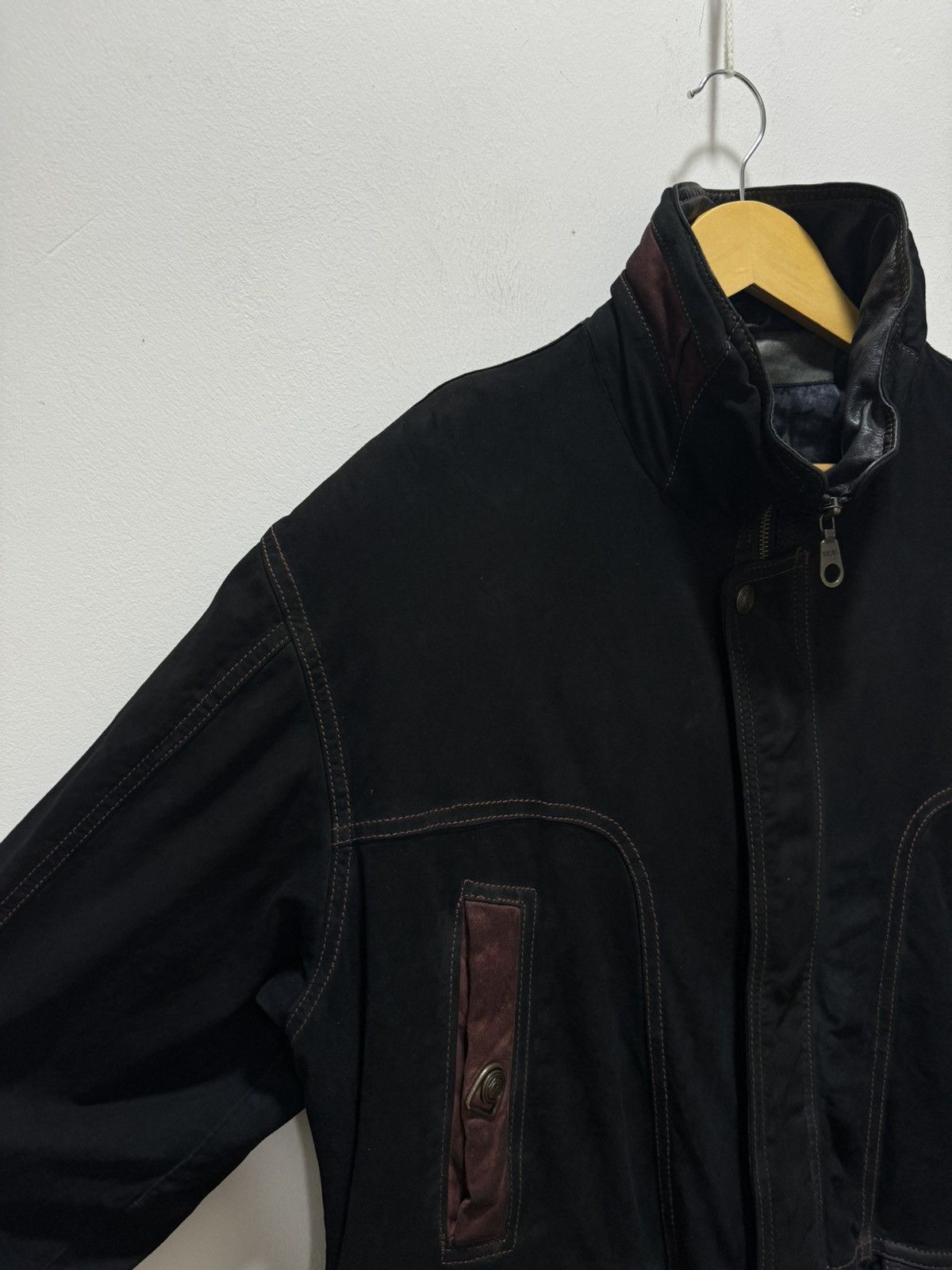 Japanese Brand × Vintage VINTAGE CONCERIA EGERIA SRL SUEDE LEATHER JACKET Size US L / EU 52-54 / 3 - 3 Thumbnail