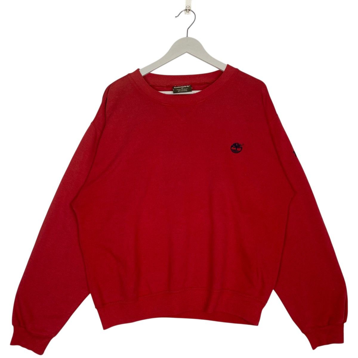 Other Vintage Timberland Crewneck Sweatshirt Red Pullover Size M Size US M / EU 48-50 / 2 - 1 Thumbnail