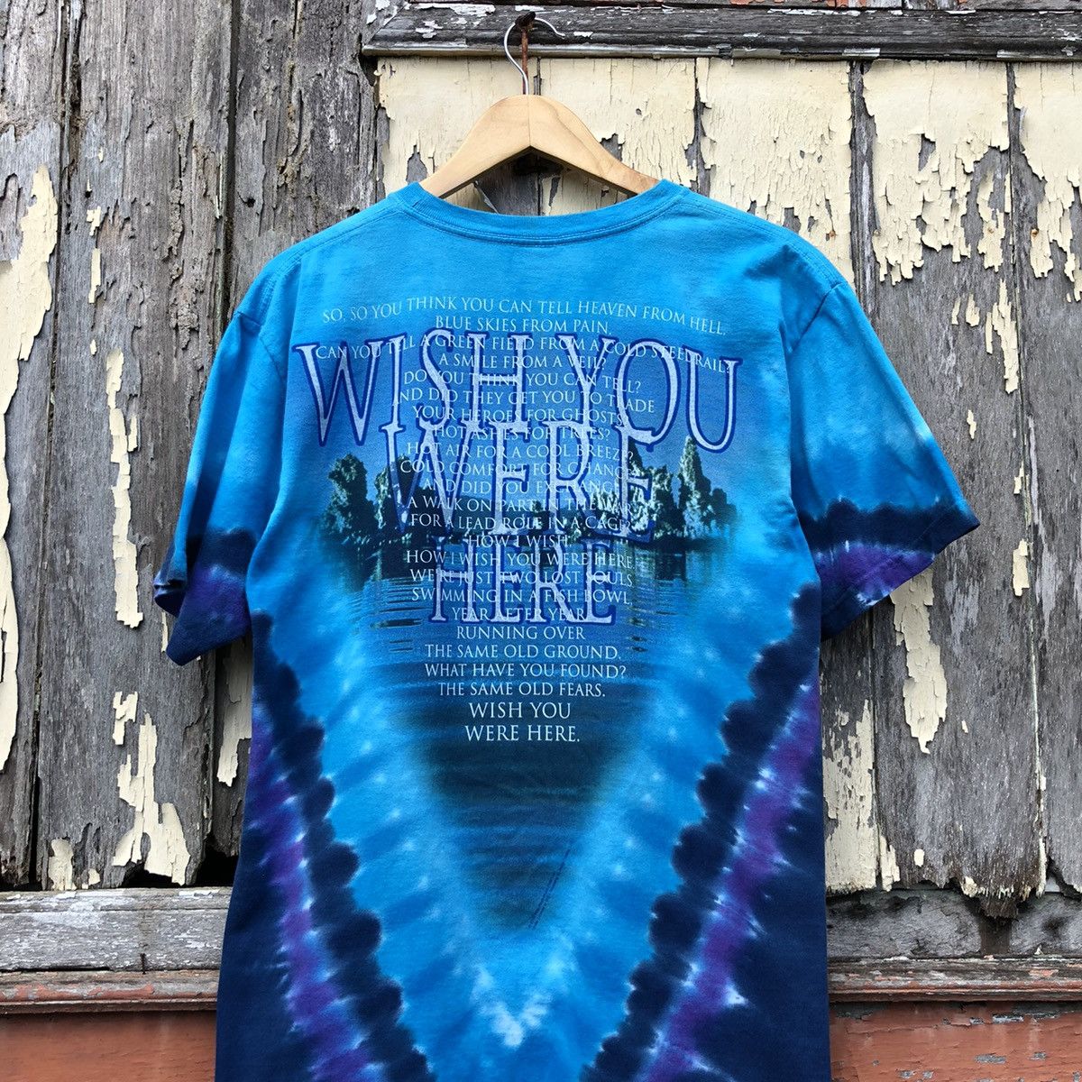 Liquid Blue Vintage Pink Floyd Wish You Were Here Liquid Blue Tshirt Size US M / EU 48-50 / 2 - 9 Thumbnail