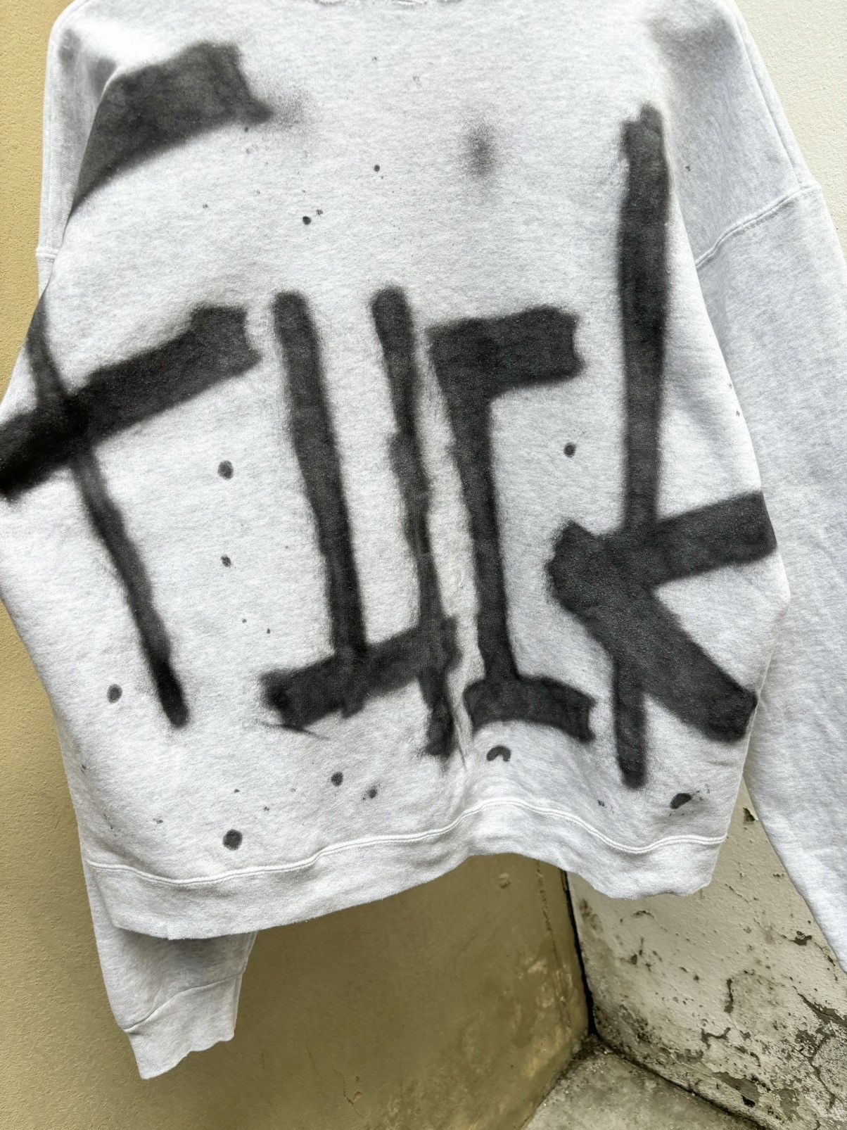 Vintage FUCK I ❤️ usa Sweatshirt Size US XL / EU 56 / 4 - 6 Thumbnail