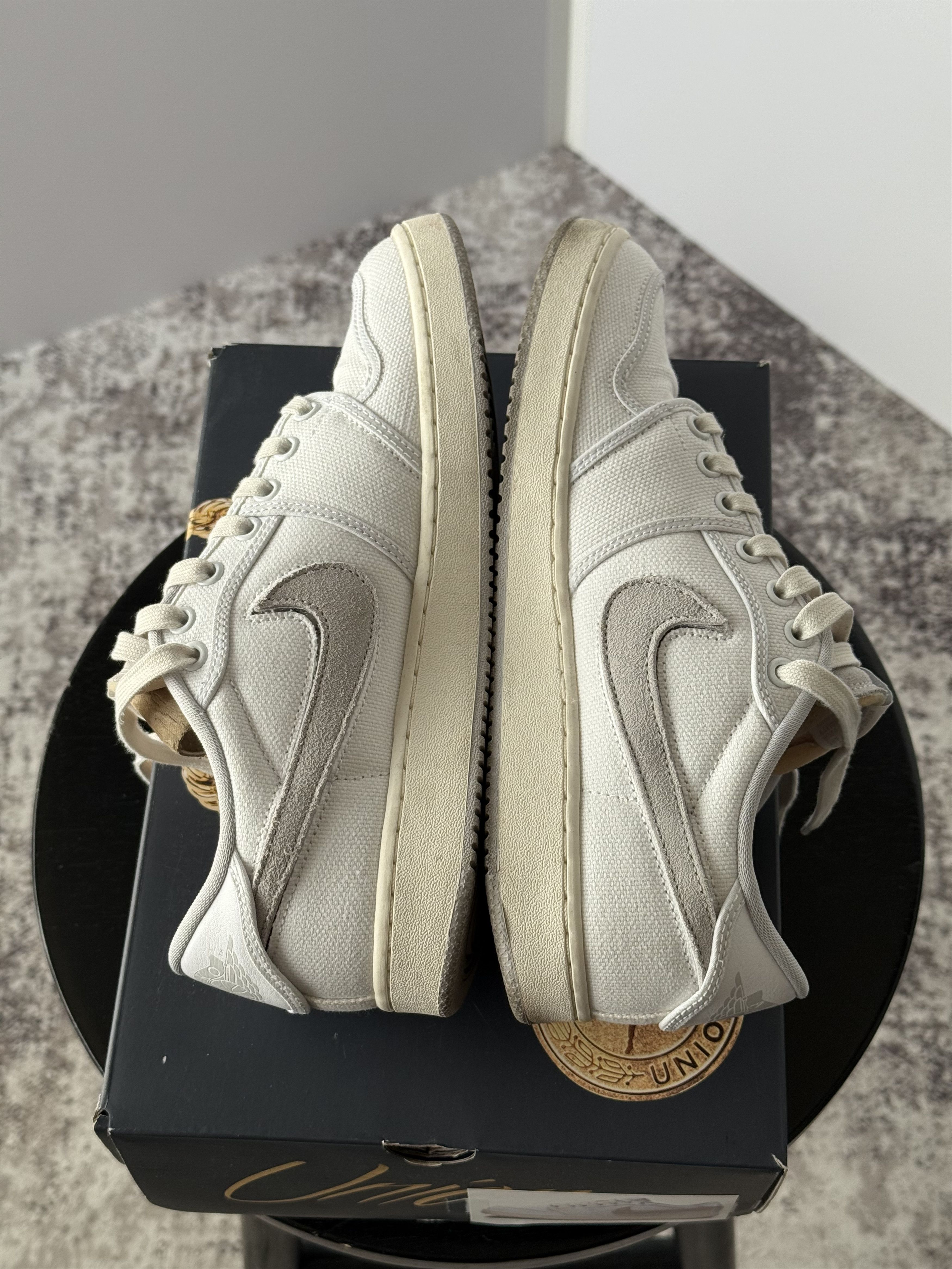 Nike *USED* Nike Air Jordan 1 Low AJKO Union size 9 Size US 9 / EU 42 - 3 Thumbnail