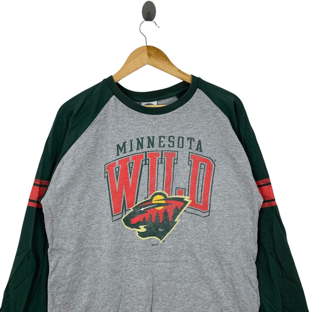 Vintage Vintage MINNESOTA WILD NHL Hockey League Raglan Long Shirt Size US L / EU 52-54 / 3 - 2 Thumbnail
