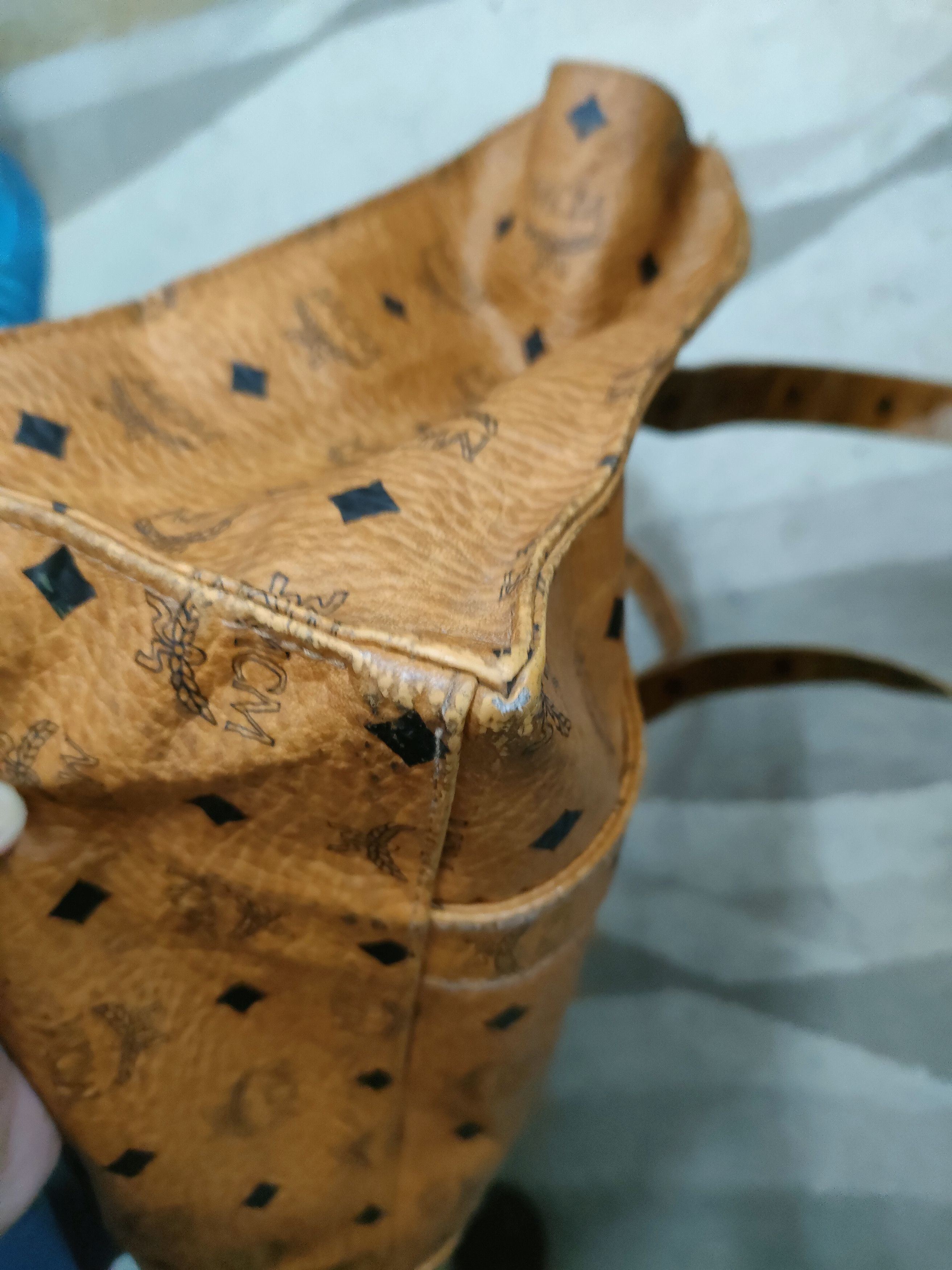 MCM × Vintage Vintage MCM Monogram Tote Bag Size ONE SIZE - 12 Thumbnail