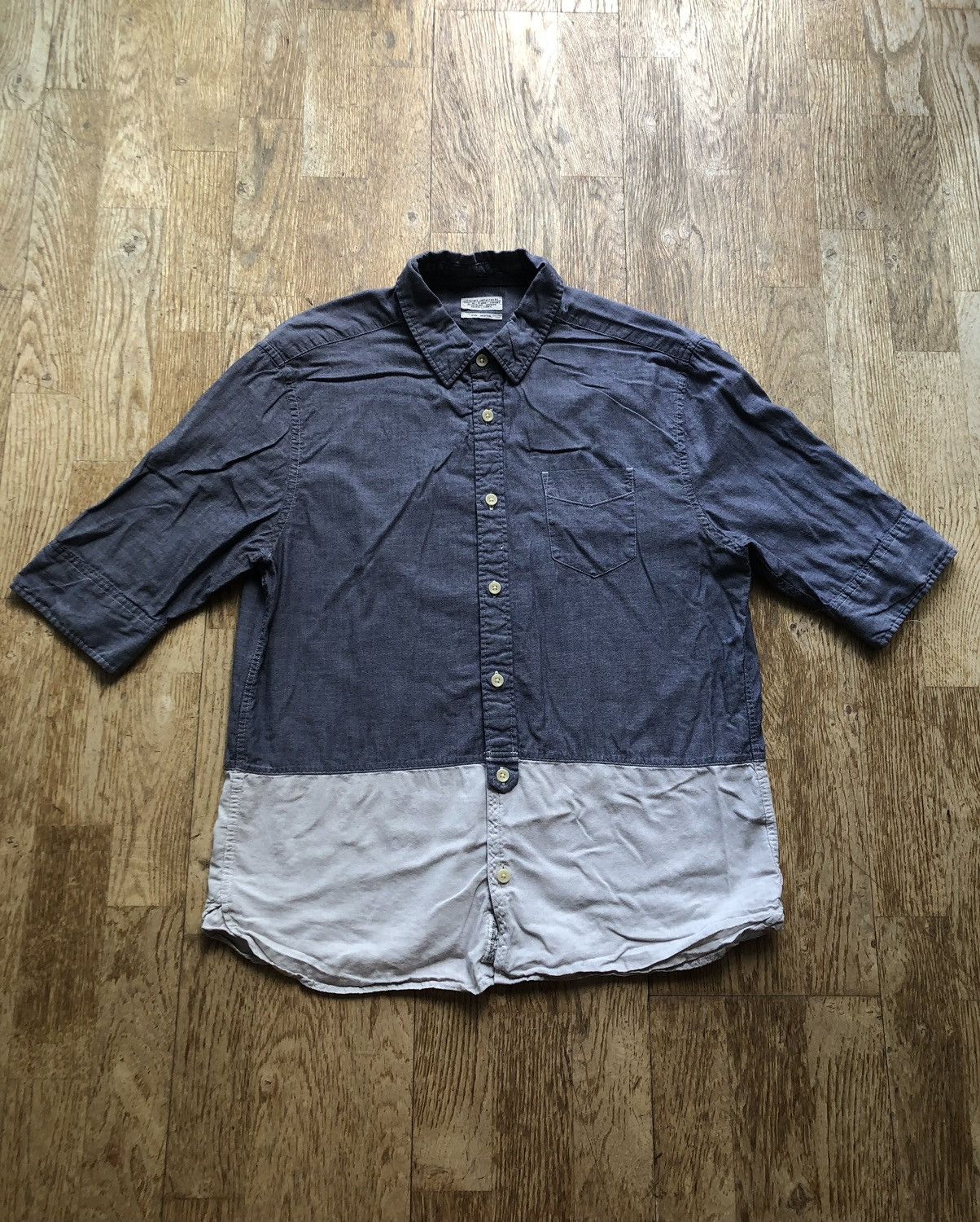 Allsaints ALL SAINTS BAYOU VINTAGE QUALITY BUTTON SHORT SLEEVE SHIRT Size US M / EU 48-50 / 2 - 1 Thumbnail