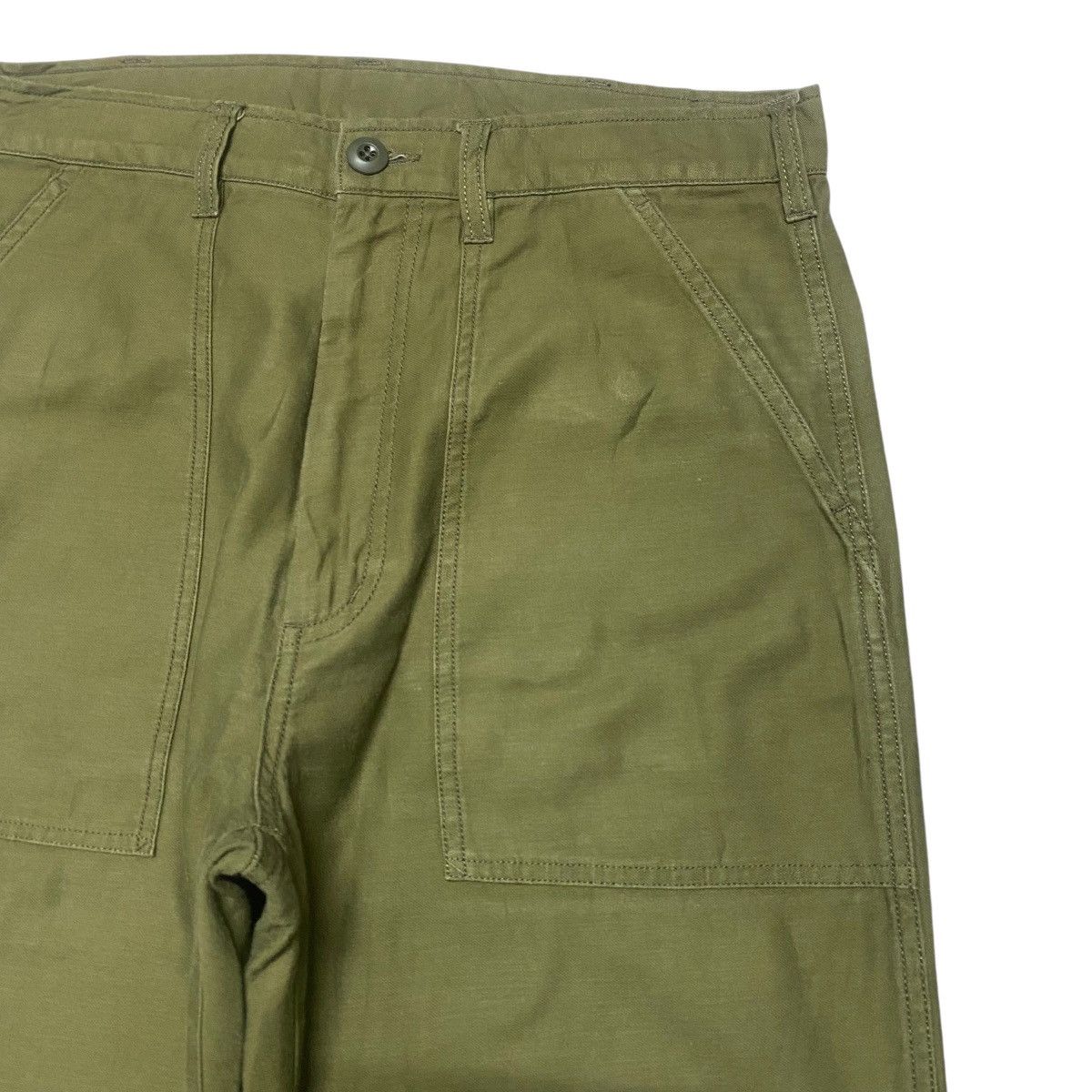 Japanese Brand Gung Ho Sateen Military Fatigue Pants Size US 33 - 5 Thumbnail