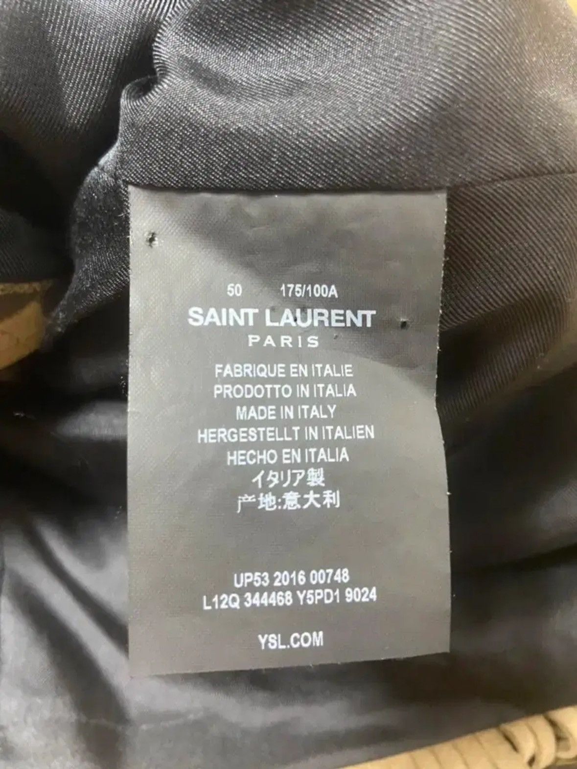Saint Laurent Paris Saint Laurent Leather Fringe Leopard Printed Safari Jacket Size US S / EU 44-46 / 1 - 6 Thumbnail