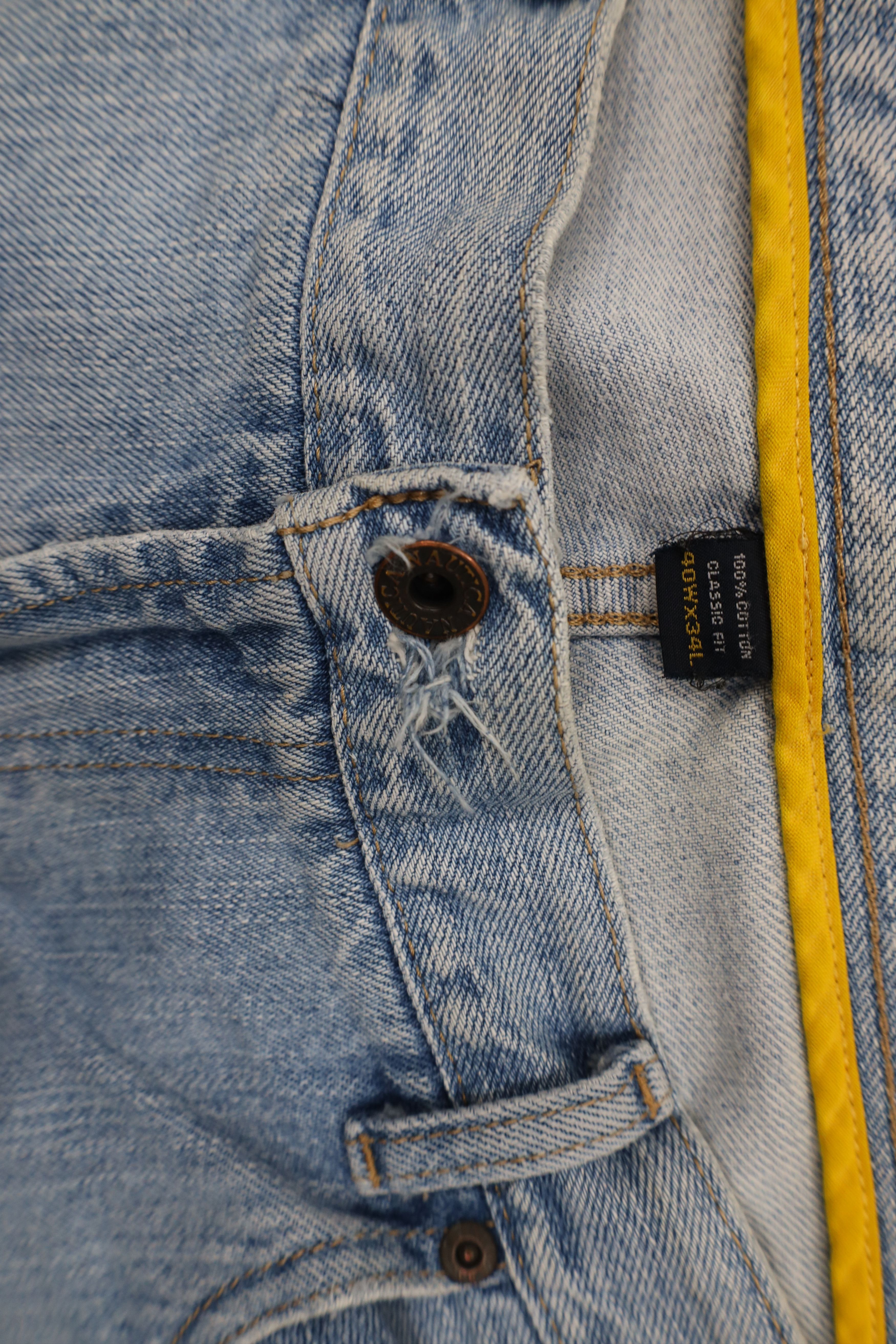 Nautica Vintage 90s Nautica Classic Fit Wide Leg Denim Jeans Blue Size US 40 / EU 56 - 10 Thumbnail