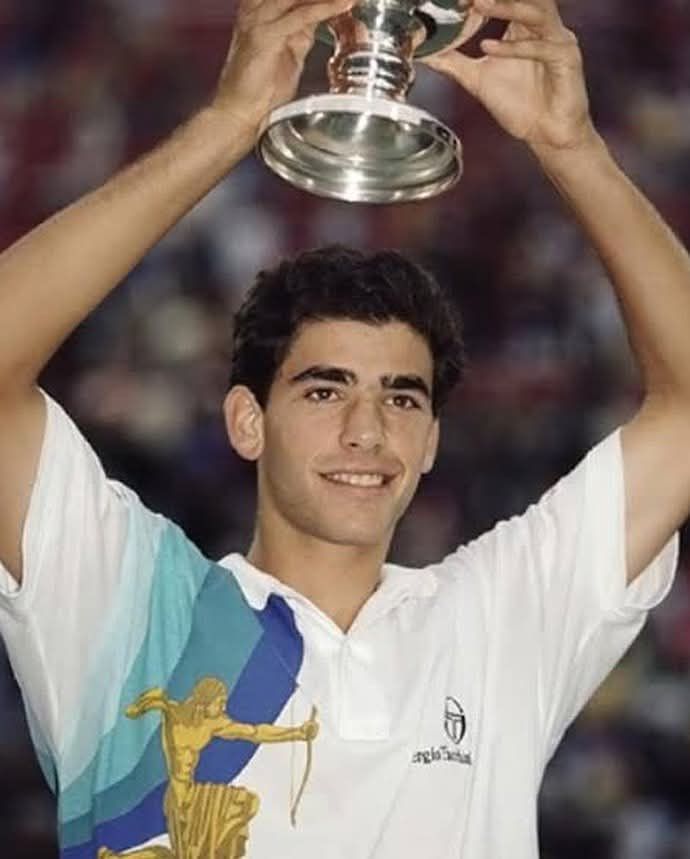 Sergio Tacchini Vintage 1990s Sergio Tacchini Archer Pete Sampras Size US S / EU 44-46 / 1 - 3 Thumbnail