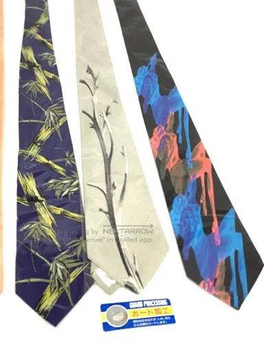 Yohji Yamamoto yohji yamamoto unique tie collection. Size ONE SIZE - 4 Thumbnail