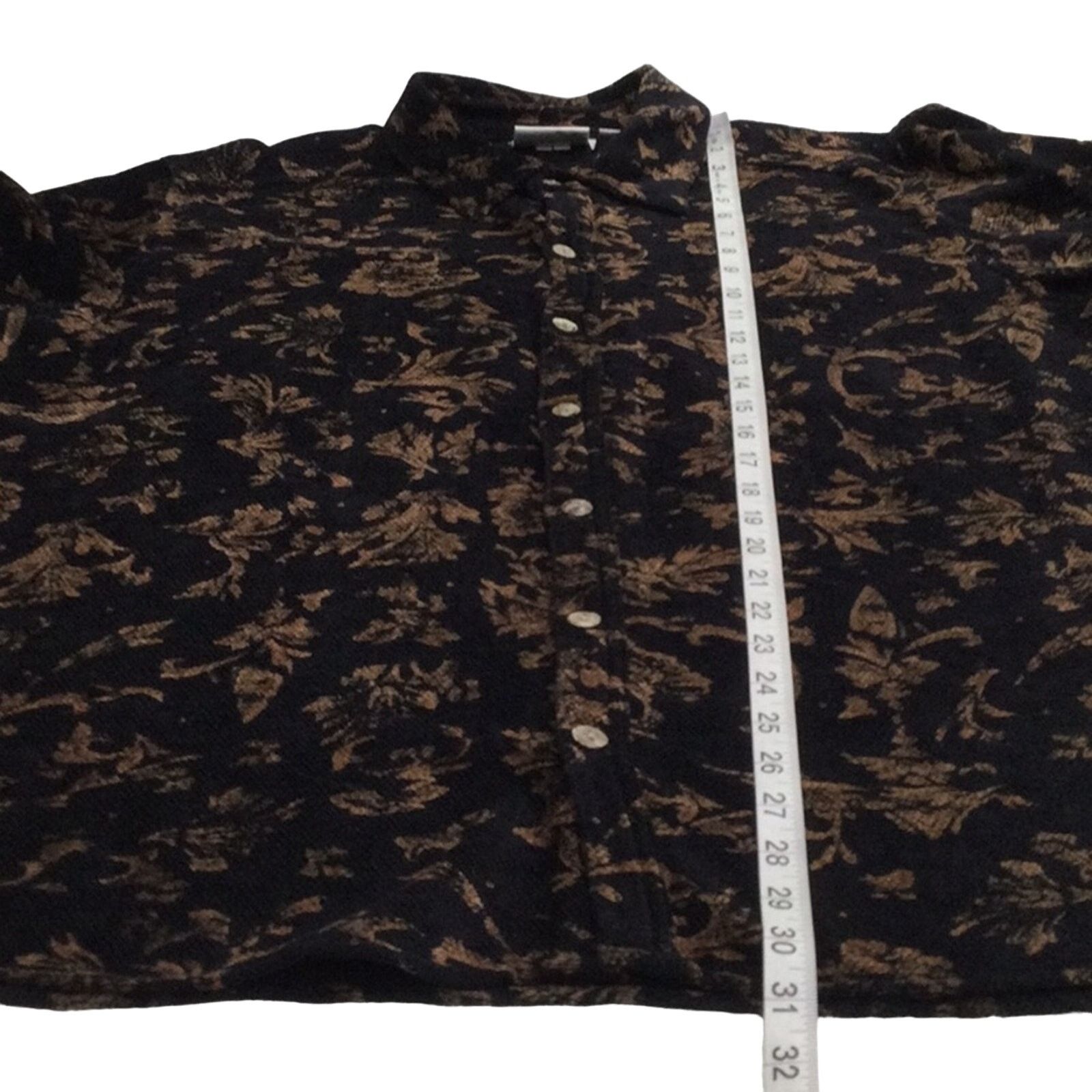 Chicos Chico's Design Black & Gold Vintage Shirt Size 3/XL/16 Size XL / US 12-14 / IT 48-50 - 14 Thumbnail