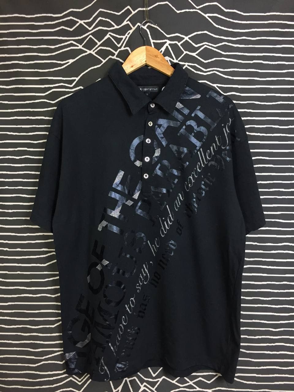 Japanese Brand × Vintage Defective Struct Age Of The Gain Famous Parable Polo Tee Size US XL / EU 56 / 4 - 2 Thumbnail