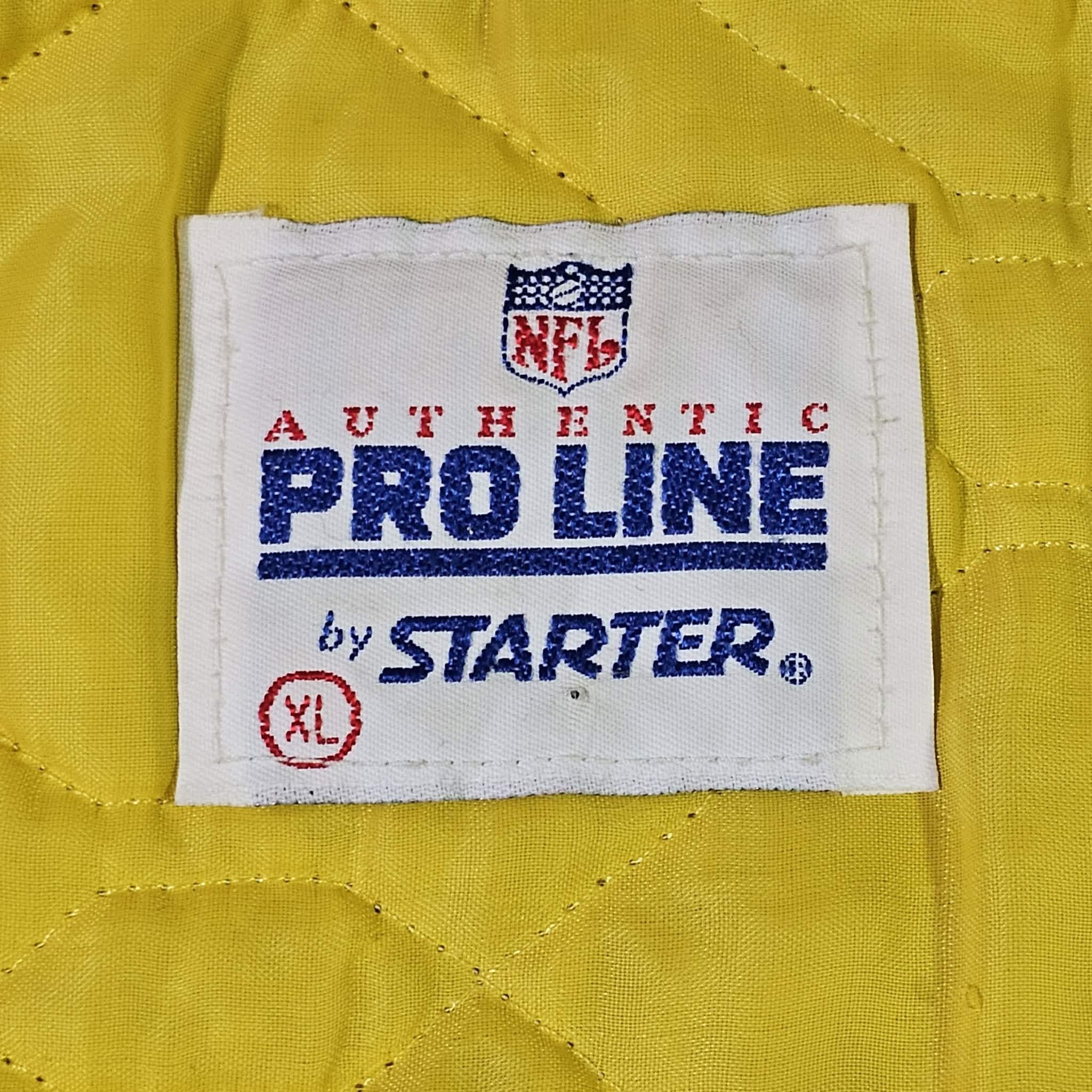 NFL Minnesota Vikings Vintage 80s Starter Satin Bomber Jacket Size US XL / EU 56 / 4 - 6 Thumbnail