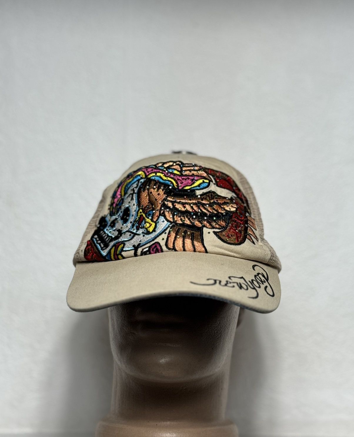 Ed Hardy Ed Hardy Vintage Cap Big Logo Skull Size ONE SIZE - 1 Thumbnail