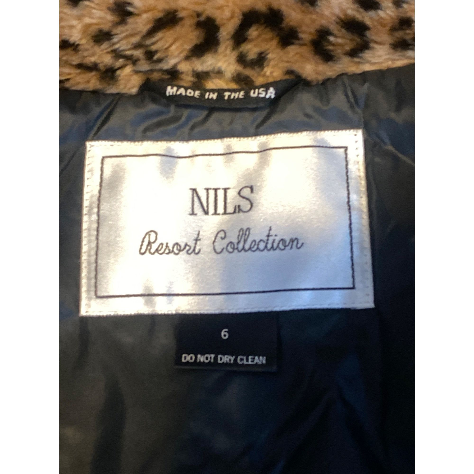 Other Vintage Nils Resort Collection Zip Vest Leopard Collar Full Size M / US 6-8 / IT 42-44 - 7 Thumbnail