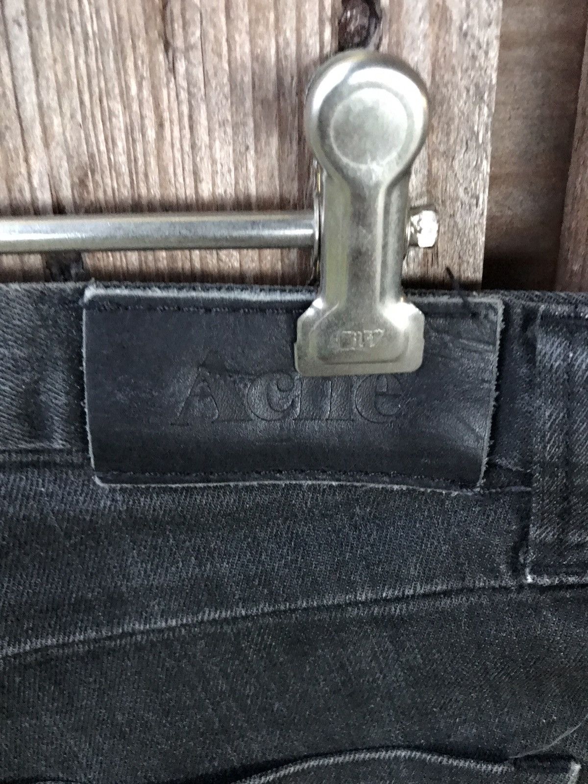Acne Studios Acne Studios Snake Razor Black Skinny Denim Size US 30 / EU 46 - 5 Thumbnail