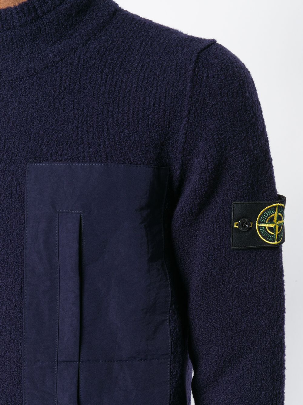 Stone Island Stone Island wool Boucle Sweater Size US L / EU 52-54 / 3 - 3 Thumbnail