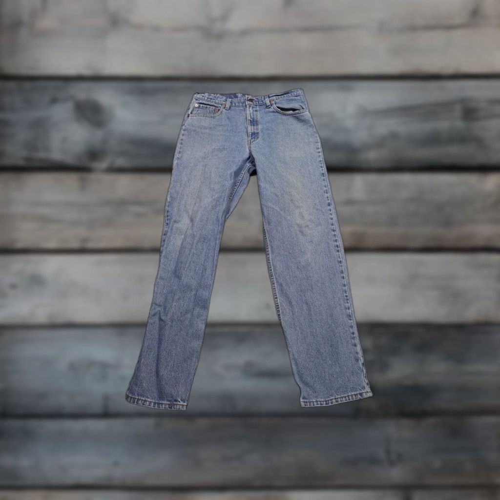 Levi's Vintage Levi's 550 Jeans Mens 36x32 Blue Relaxed Fit Straight Rancher Cowboy Jeans Size US 36 / EU 52 - 1 Thumbnail