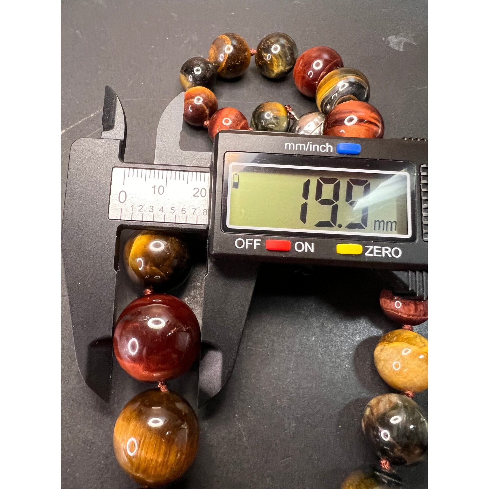 Other Multi color tiger eye graduated necklace with 925 clasp Size ONE SIZE - 5 Thumbnail