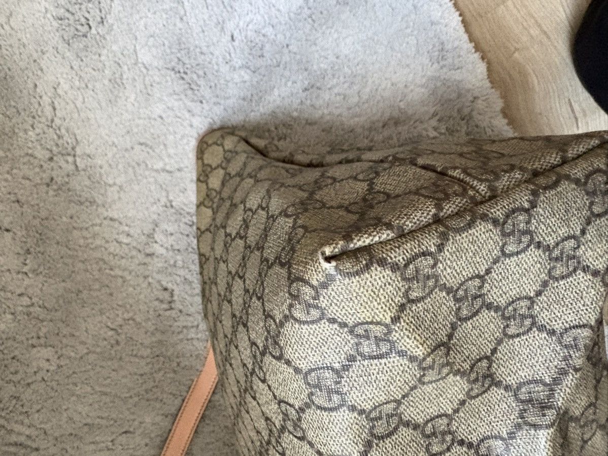 Gucci Sac a main gucci cabas en toile GG beige cuir rose Size ONE SIZE - 19 Thumbnail