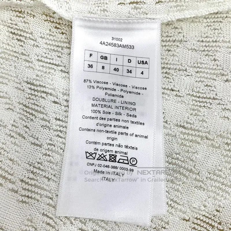 Dior Dior White Knit Pullover for Women . Size XS / US 0-2 / IT 36-38 - 6 Thumbnail