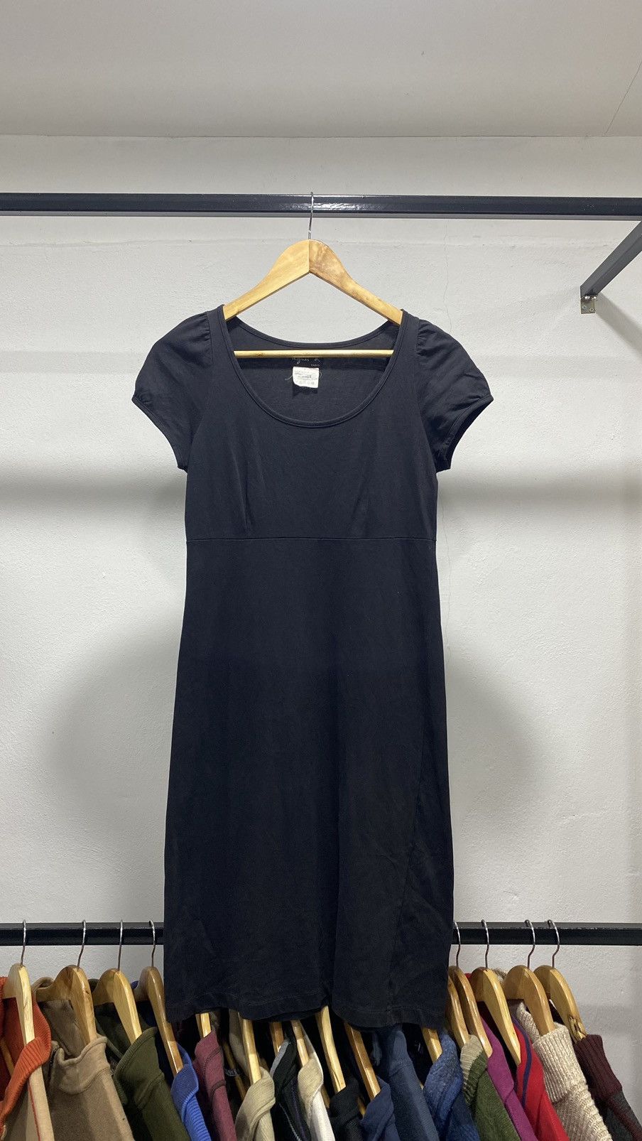 Designer × Vintage × agnes b. 💥RARE Agnes B Blank Midi Dress 90s Size M / US 6-8 / IT 42-44 - 2 Thumbnail