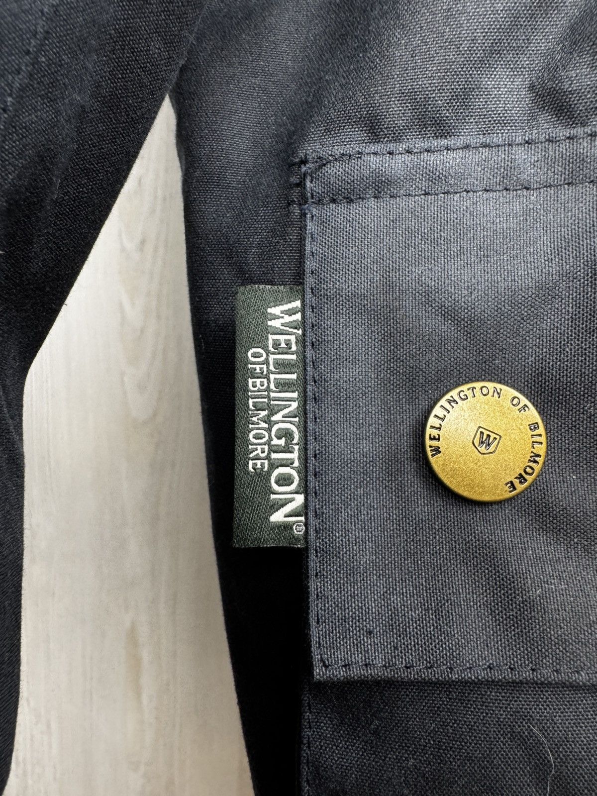 Daniel Wellington WELLINGTON OF BILMORE WAX JACKET ''STARBERG'' IN DARK BLUE Size US L / EU 52-54 / 3 - 11 Thumbnail
