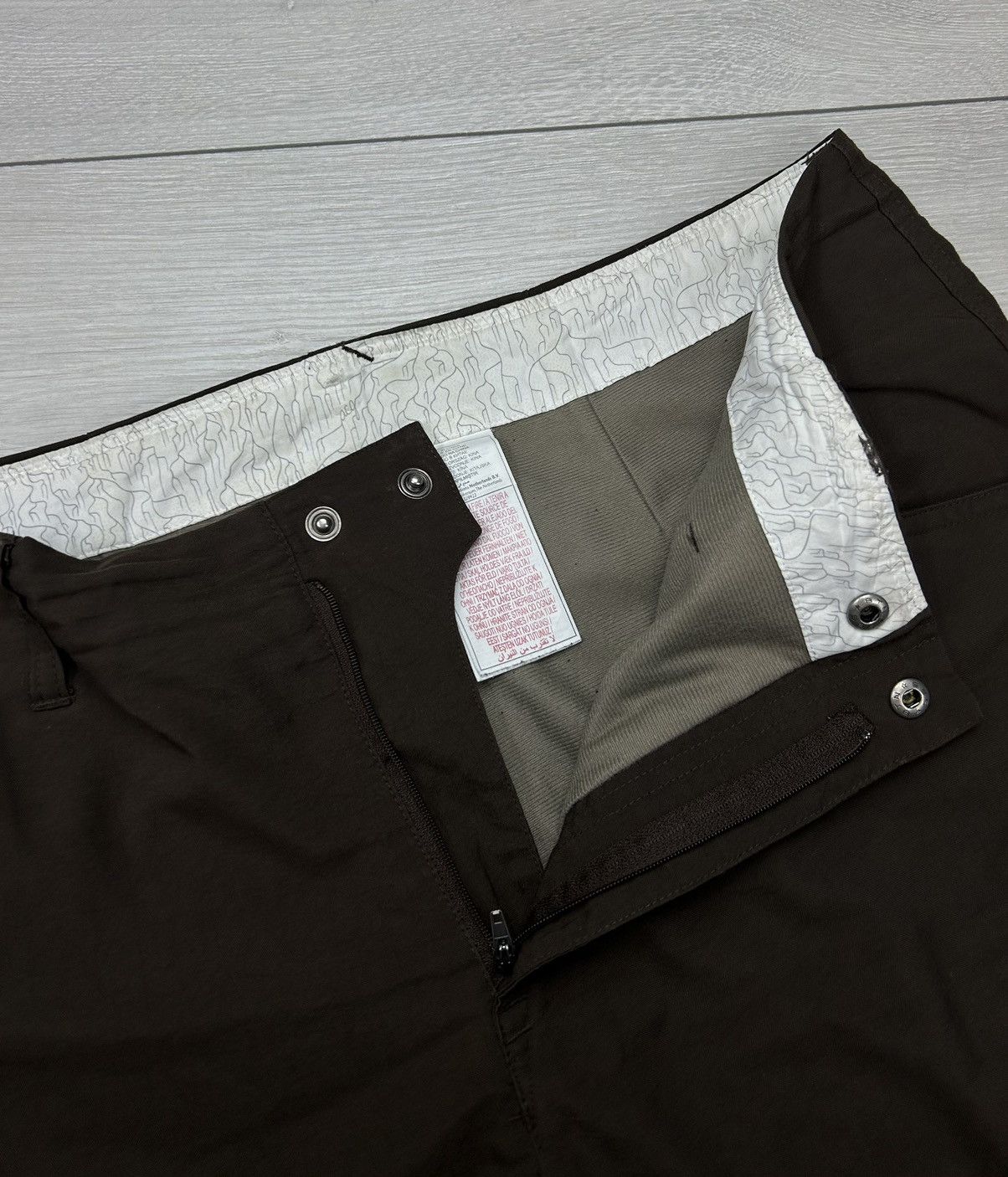 Nike ACG × Vintage Nike ACG Vintage Warm Cargo Pant Brown Size 36 Size US 36 / EU 52 - 6 Thumbnail