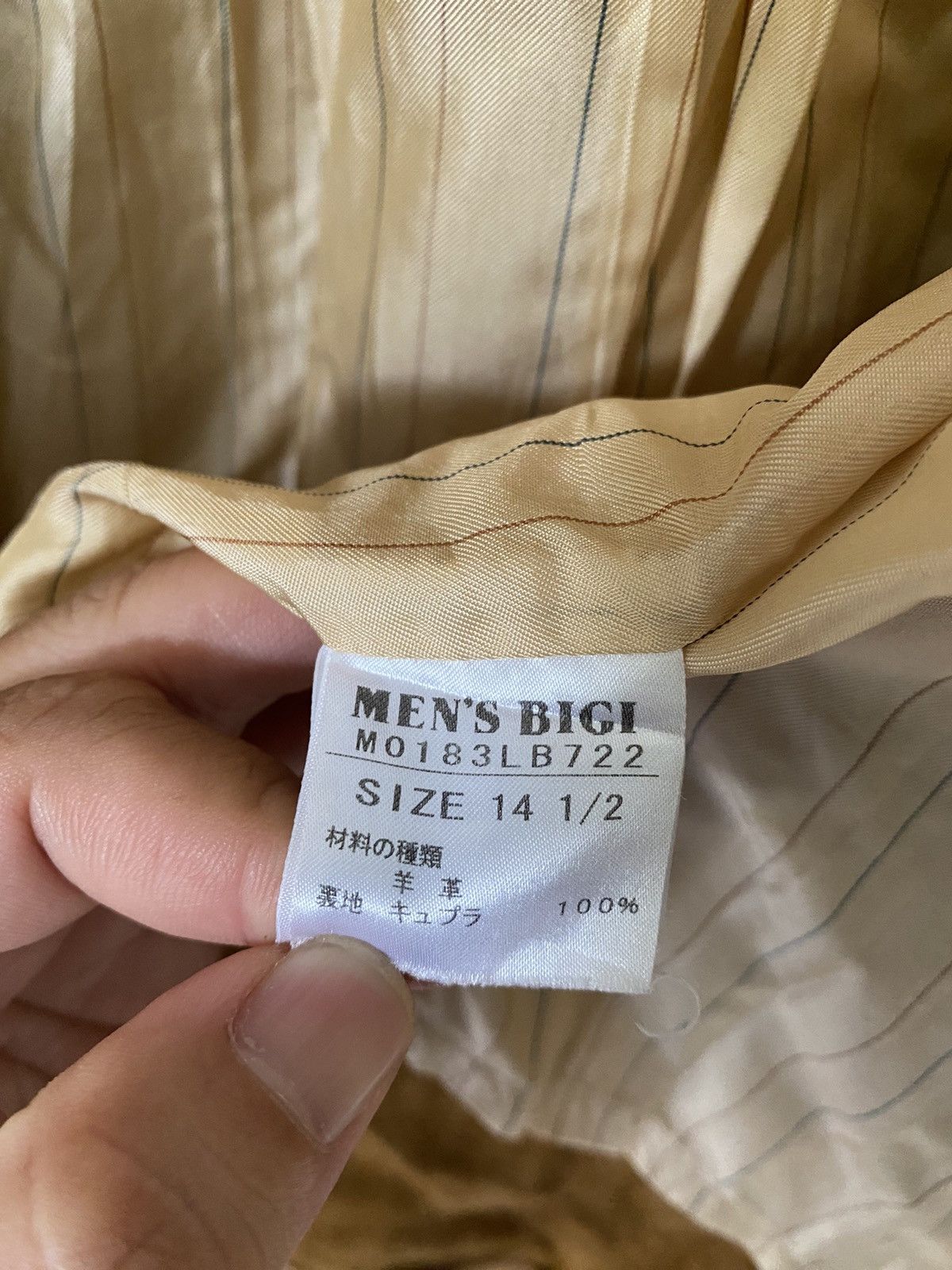 Isamu Katayama Backlash 2000s Wrangler X Men Bigi leather Sheepskin button up Size US M / EU 48-50 / 2 - 15 Thumbnail