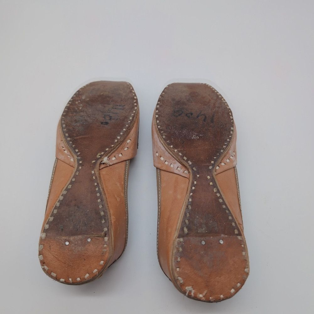 Vintage Traditional Indian Wedding Women's Shoes Sz 9.5 Size US 9.5 / IT 39.5 - 8 Thumbnail